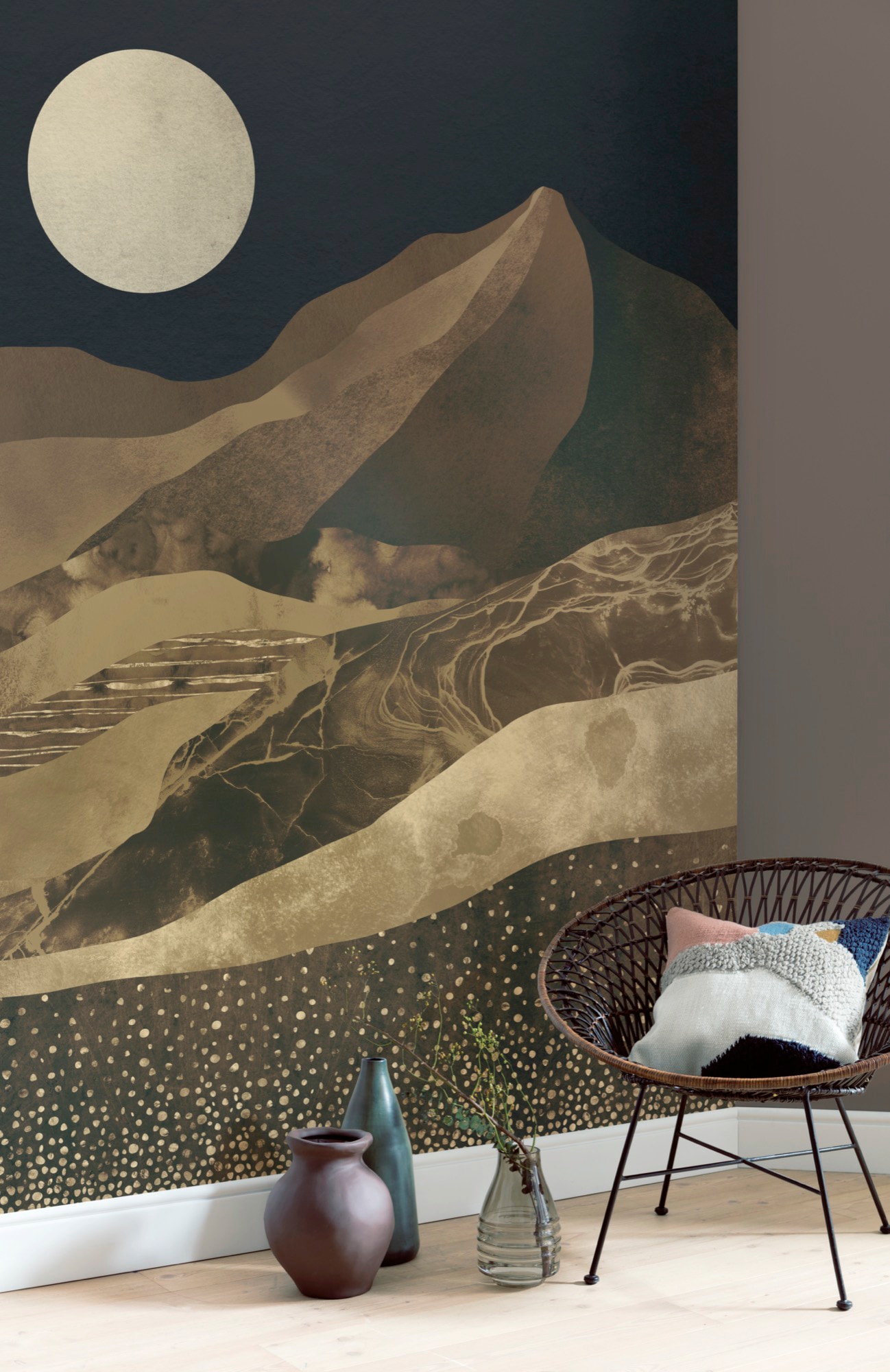 Komar Vliestapete »Digitaldruck Vlies -  Mountain Spike - Größe 200 x 280 cm« bedruckt glatt Wohnzimmer, Schlafzimmer