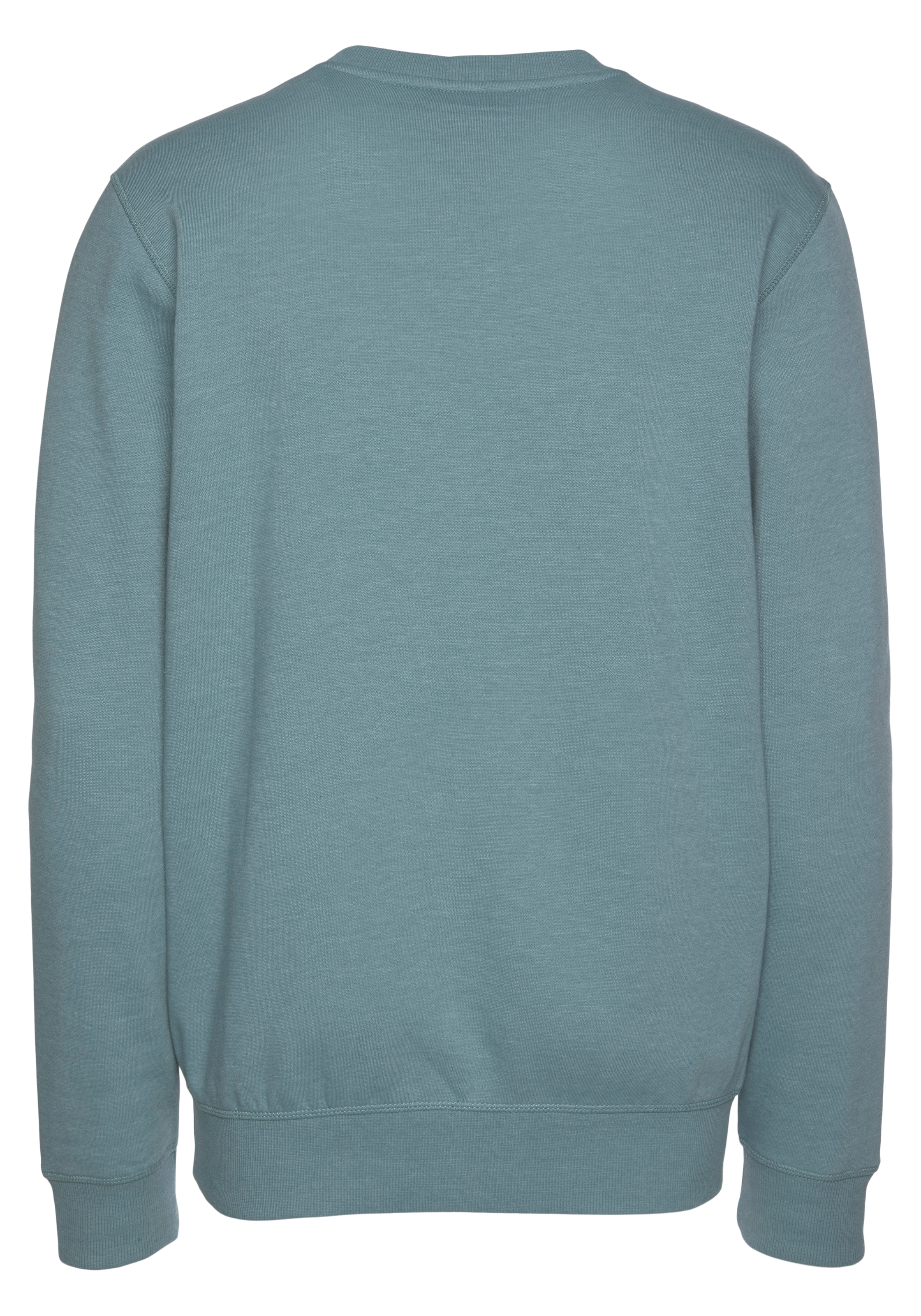 Man's World Sweatshirt, Langarm, Basic-Stil, unifarben, Rundhalsausschnitt