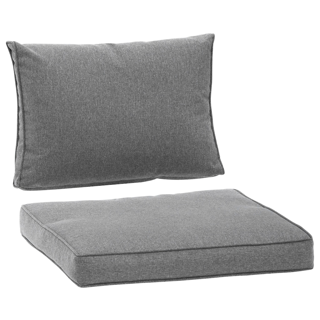 KONIFERA Gartenlounge-Set »Kalamos«, (Set, 23 tlg., 3er-Sofa, 2x 2er Sofa, Ecksofa, 2x Hocker, 2x Tisch, inkl. Auflagen)