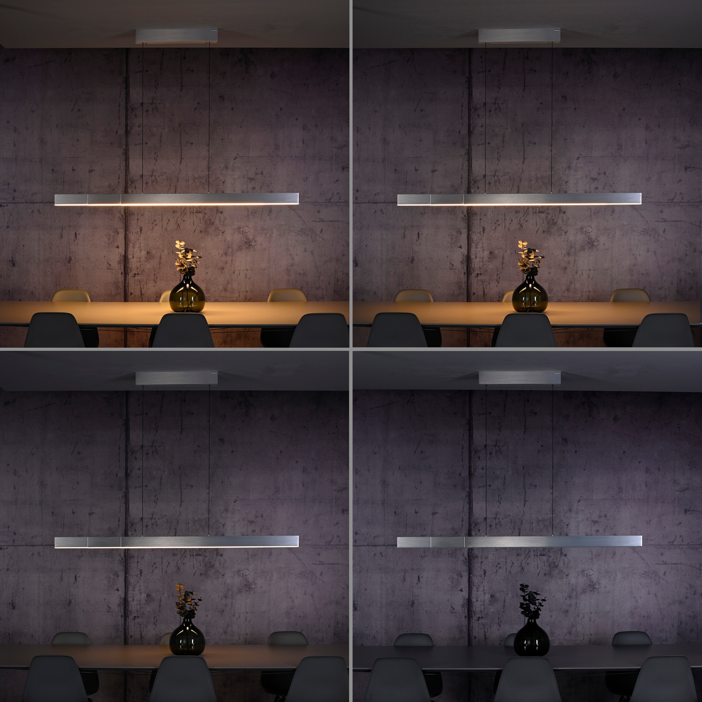 Neuhaus PURE LED Pendelleuchte »PURE Moto-Rise« LED-Board 1 Stk. warmweiß - kaltweiß e-LIFT® Funktion, e-SLIDE® Funktion, Fernbedienung