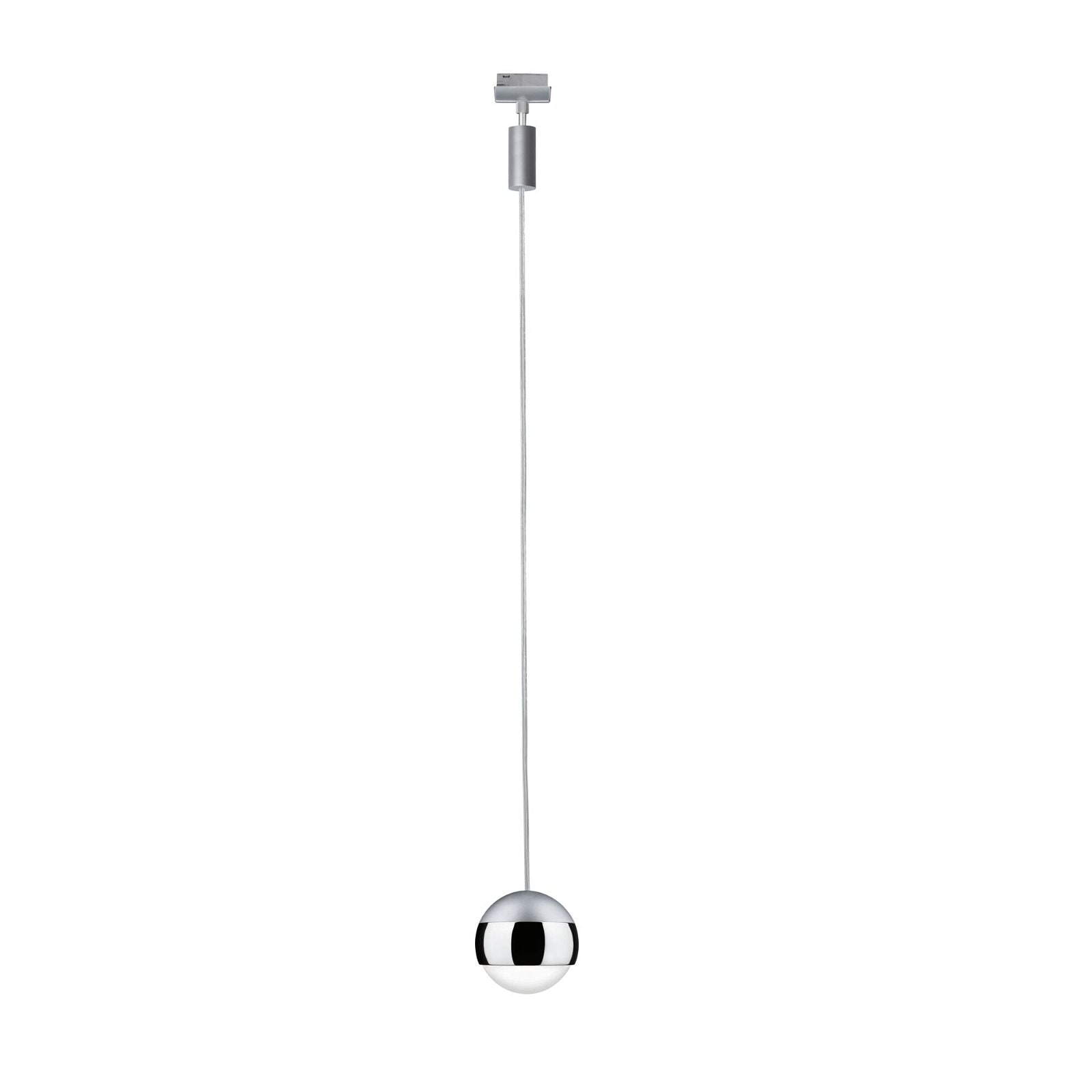 Paulmann Schienensystem-Leuchten »URail Pendel Capsule II 440lm 6,3W 4000K 230V Chrom matt, Chrom«, dimmbar