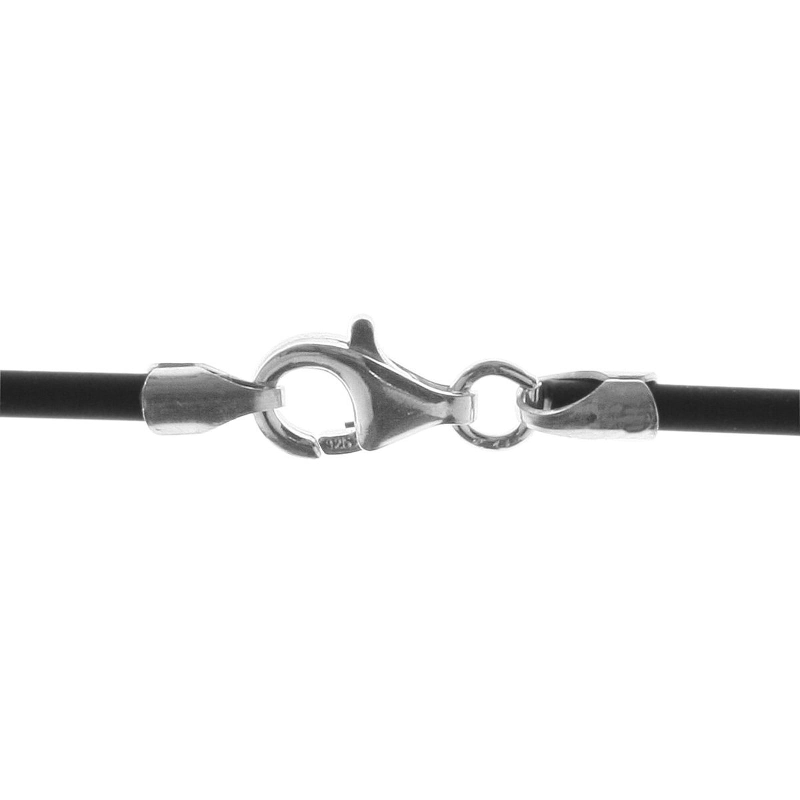OSTSEE-SCHMUCK Halsreif »Ostsee-Schmuck Halsreif Kautschuk 2,0 mm«, (1 tlg.)
