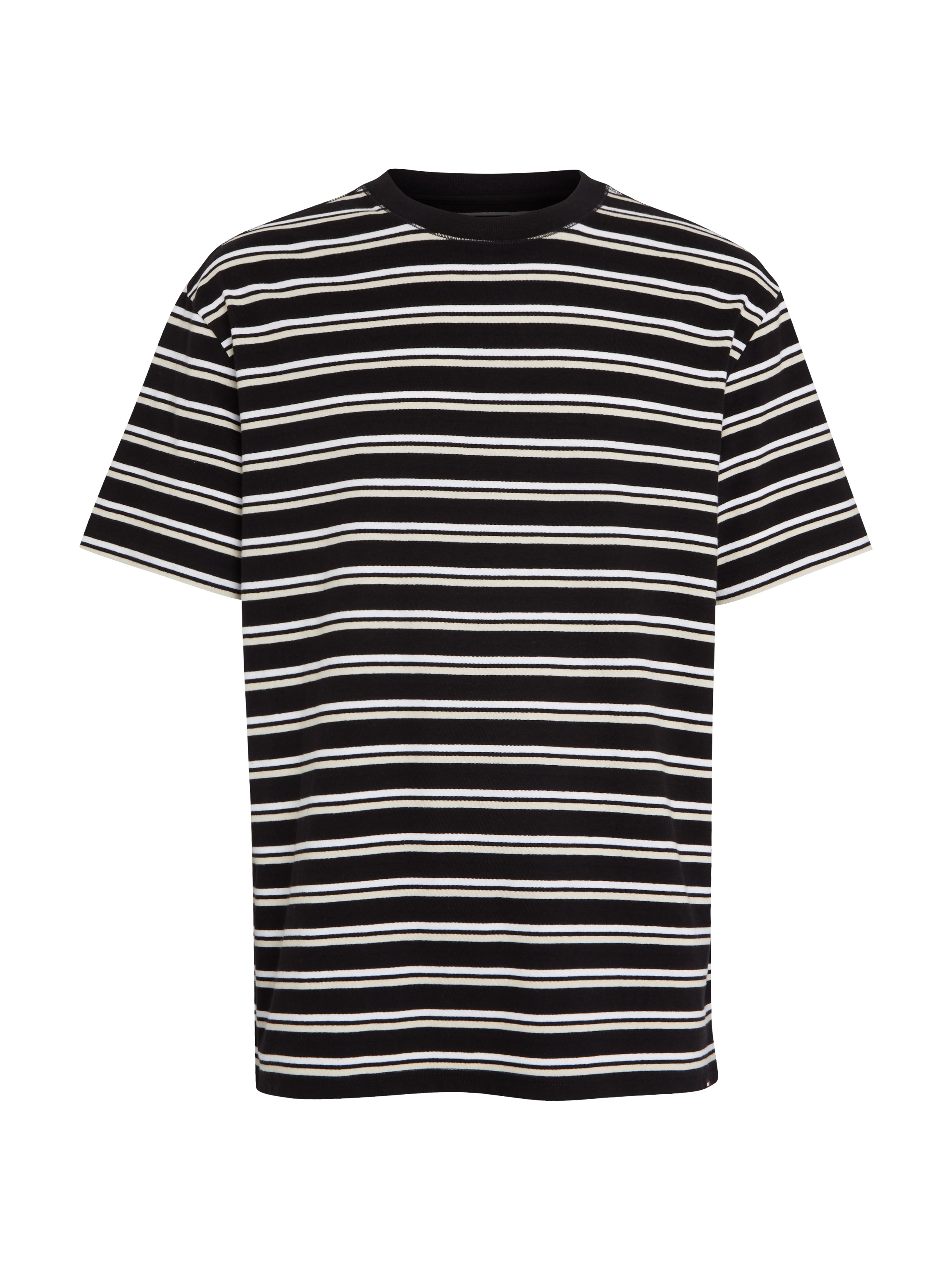 Tommy Jeans T-Shirt »TJM REG EASY STRIPE TEE«, mit mehrfarbigen Streifen