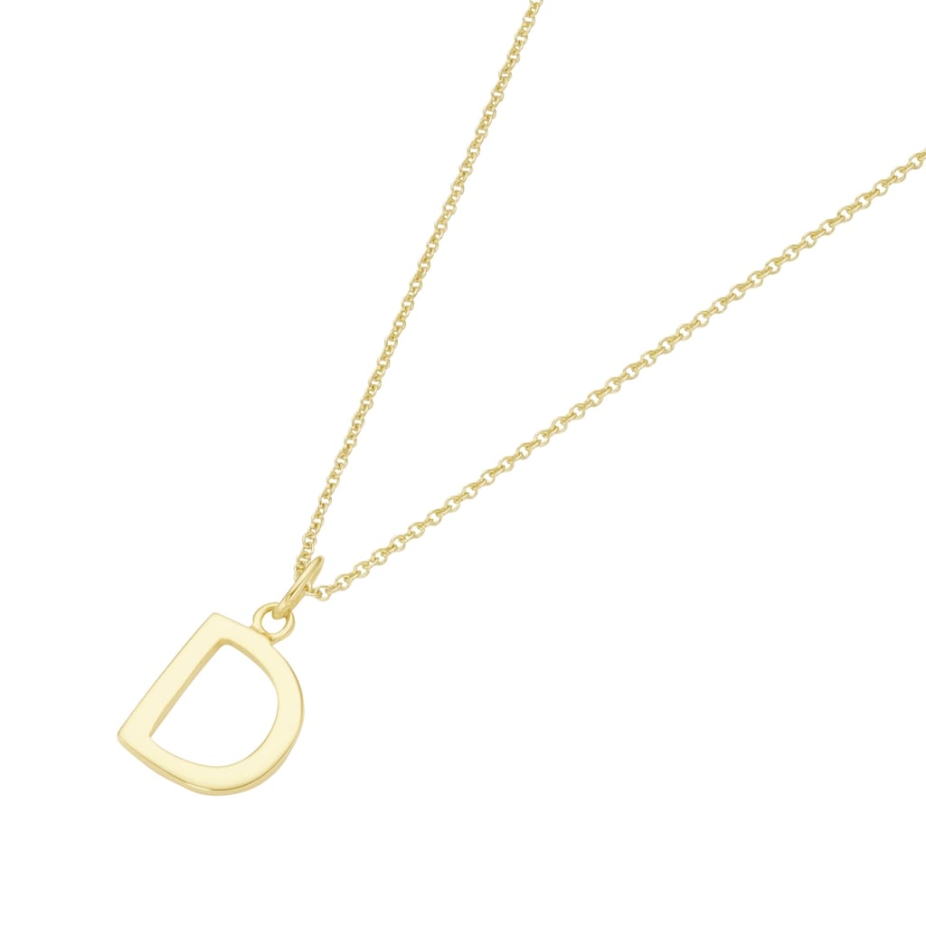 Luigi Merano Kette mit Anhänger »Anhänger Buchstabe D Gold 585« Luigi Merano Kette mit Anhänger »Anhänger Buchstabe D Gold 585«