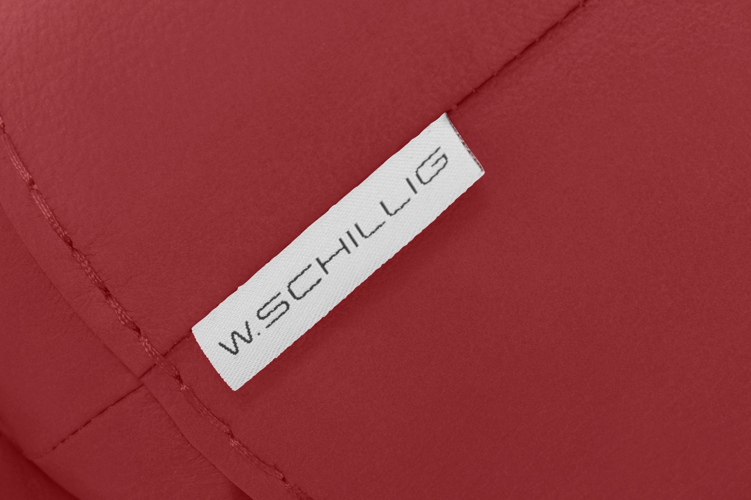 W.SCHILLIG Hocker »montanaa«, mit Metallfüßen in Silber matt, Breite 71 cm