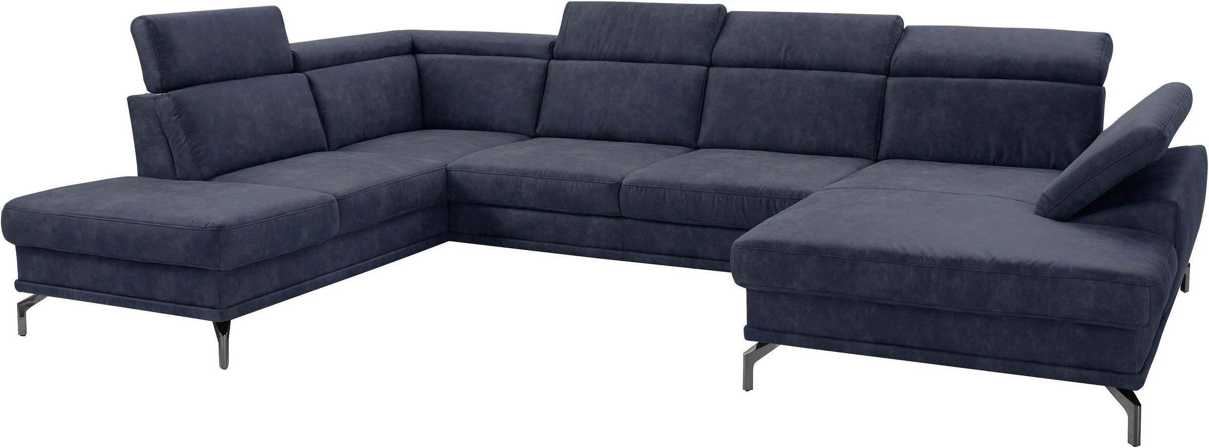 sit&more Wohnlandschaft »Scorpio U-Form«, inklusive Sitztiefenverstellung, mit Kopf- und Armteilverstellung