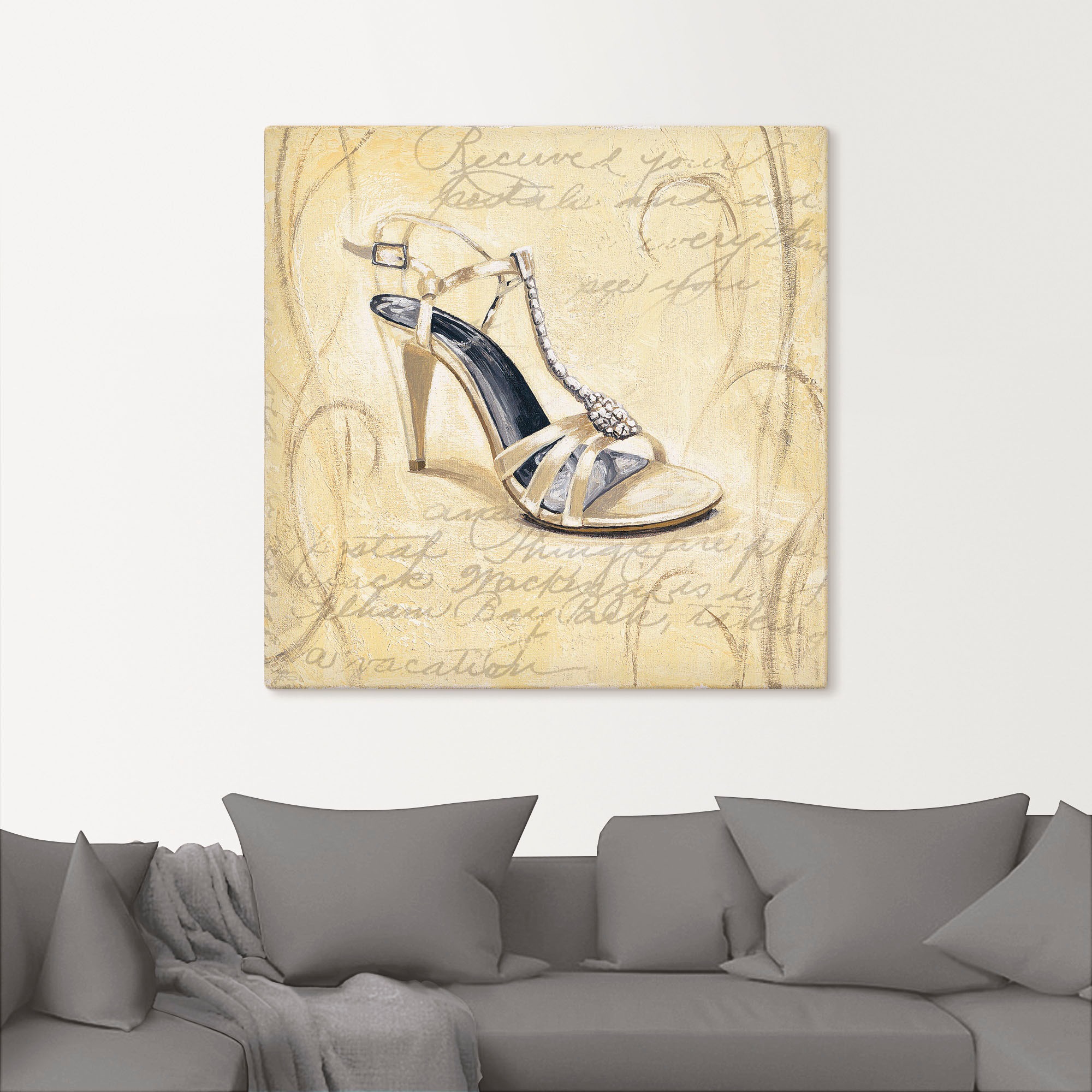 Artland Wandbild »Stiletto I - Schuh«, Mode, (1 St.), als Leinwandbild, Wan günstig online kaufen