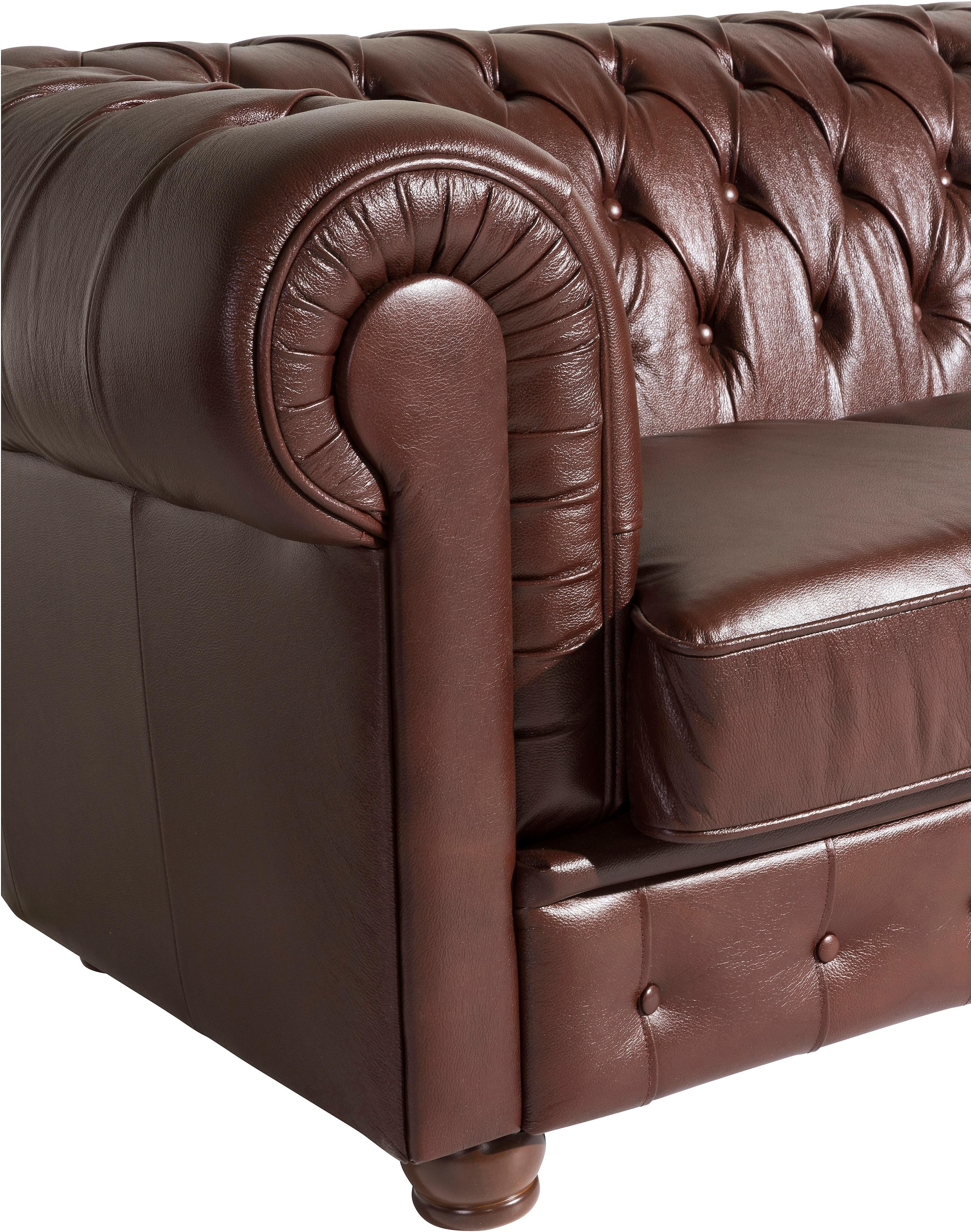 Max Winzer® Chesterfield-Sofa »Bristol«, mit edler Knopfheftung, Breite 200 cm