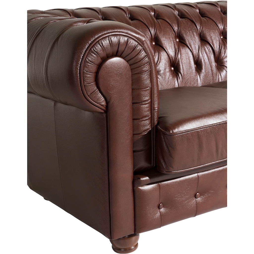 Max Winzer® Chesterfield-Sofa »Bristol«, mit edler Knopfheftung, Breite 200 cm