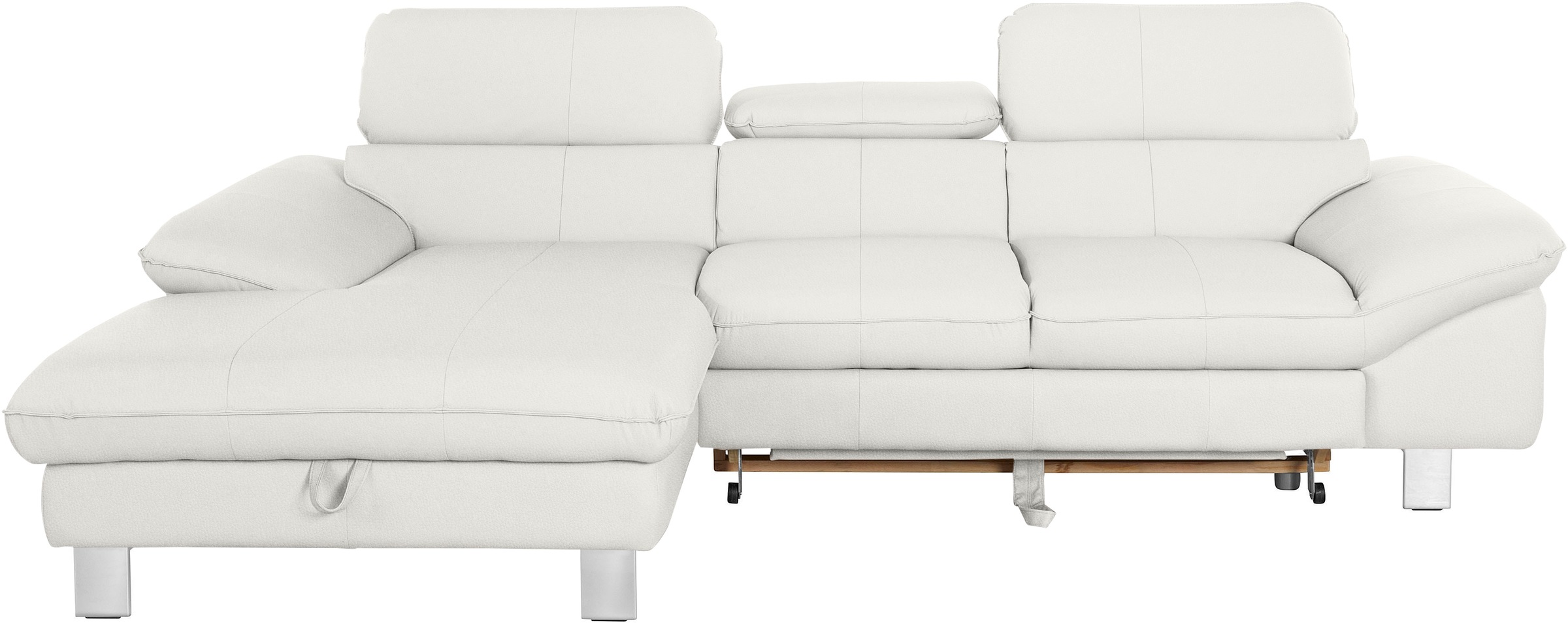 COTTA Ecksofa Driver, mit Kopfteilverstellung, wahlweise mit Bettfunktion