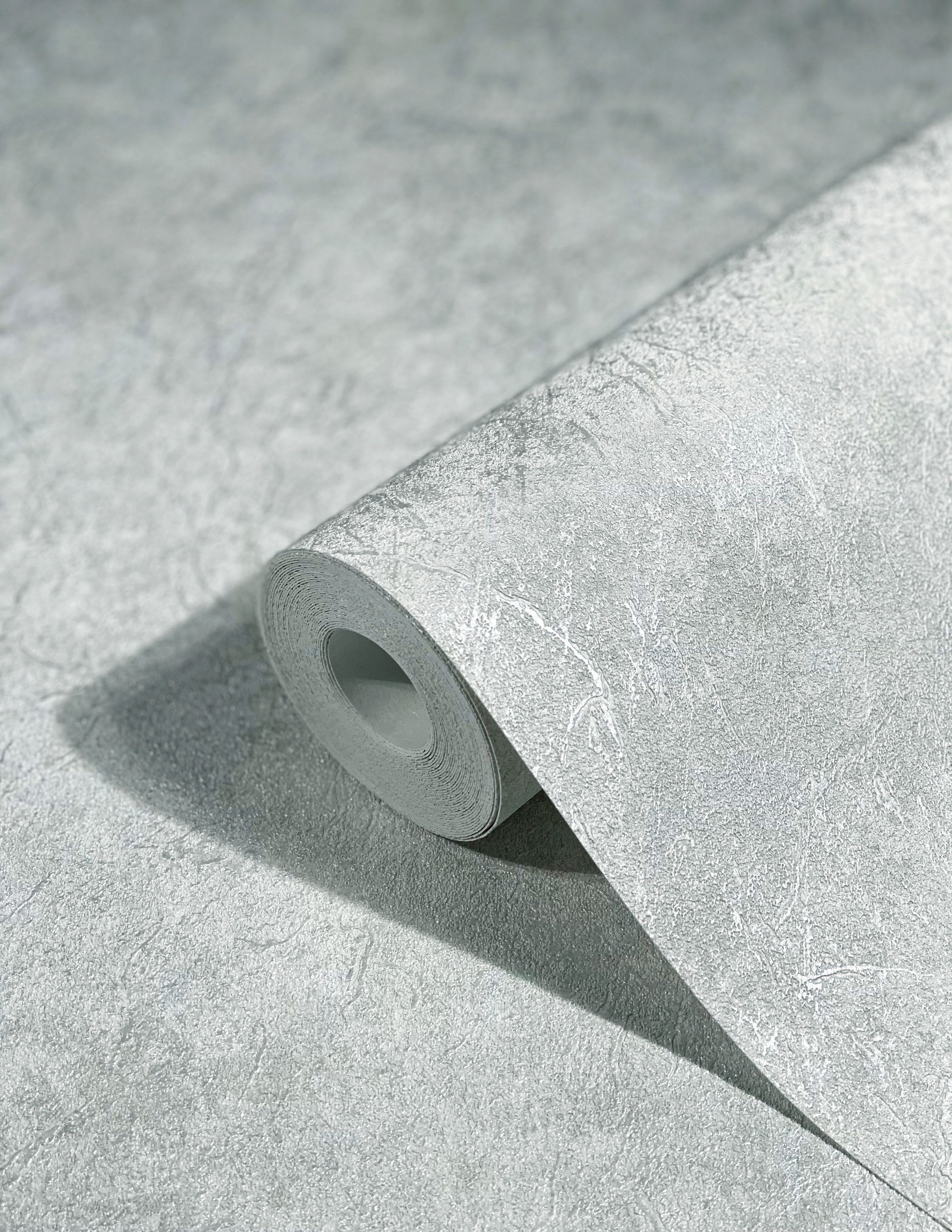 Marburg Vliestapete schimmernd Betonoptik, moderne Tapete für Wohnzimmer Schlafzimmer Küche