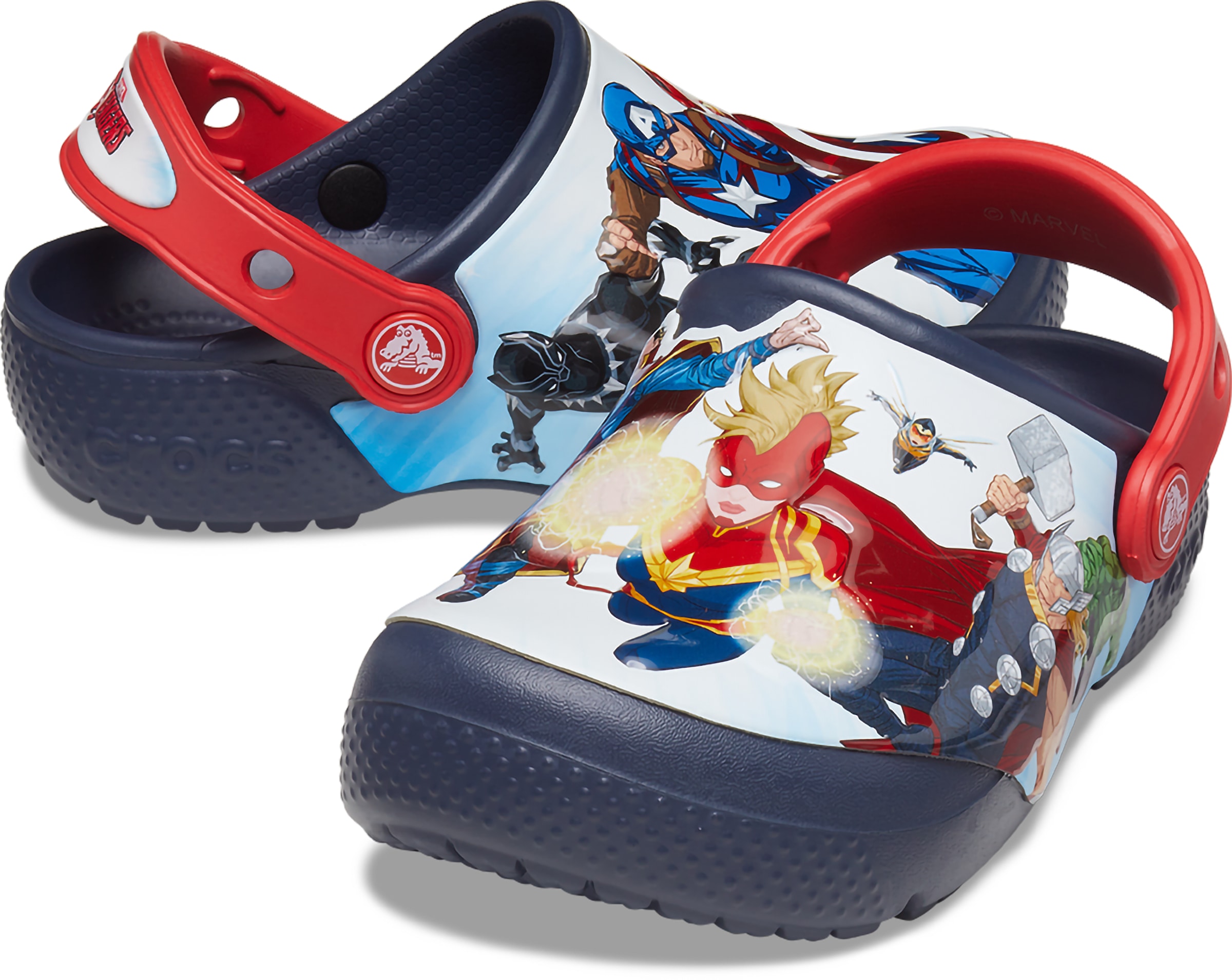 Crocs Clog »Crocs FL Avengers Patch Clog T«, mit Marvel Print