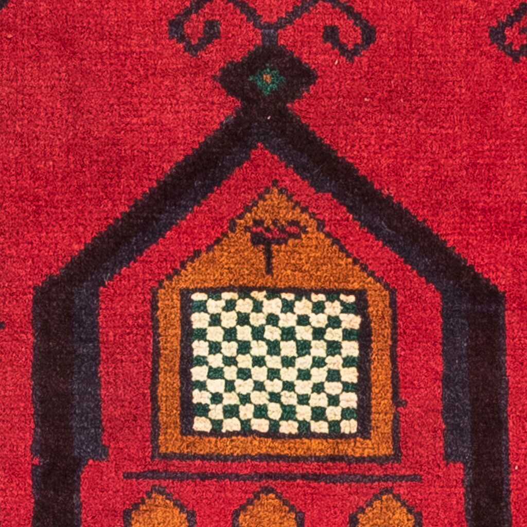 morgenland Orientteppich »Belutsch - 132 x 81 cm - dunkelrot«, rechteckig