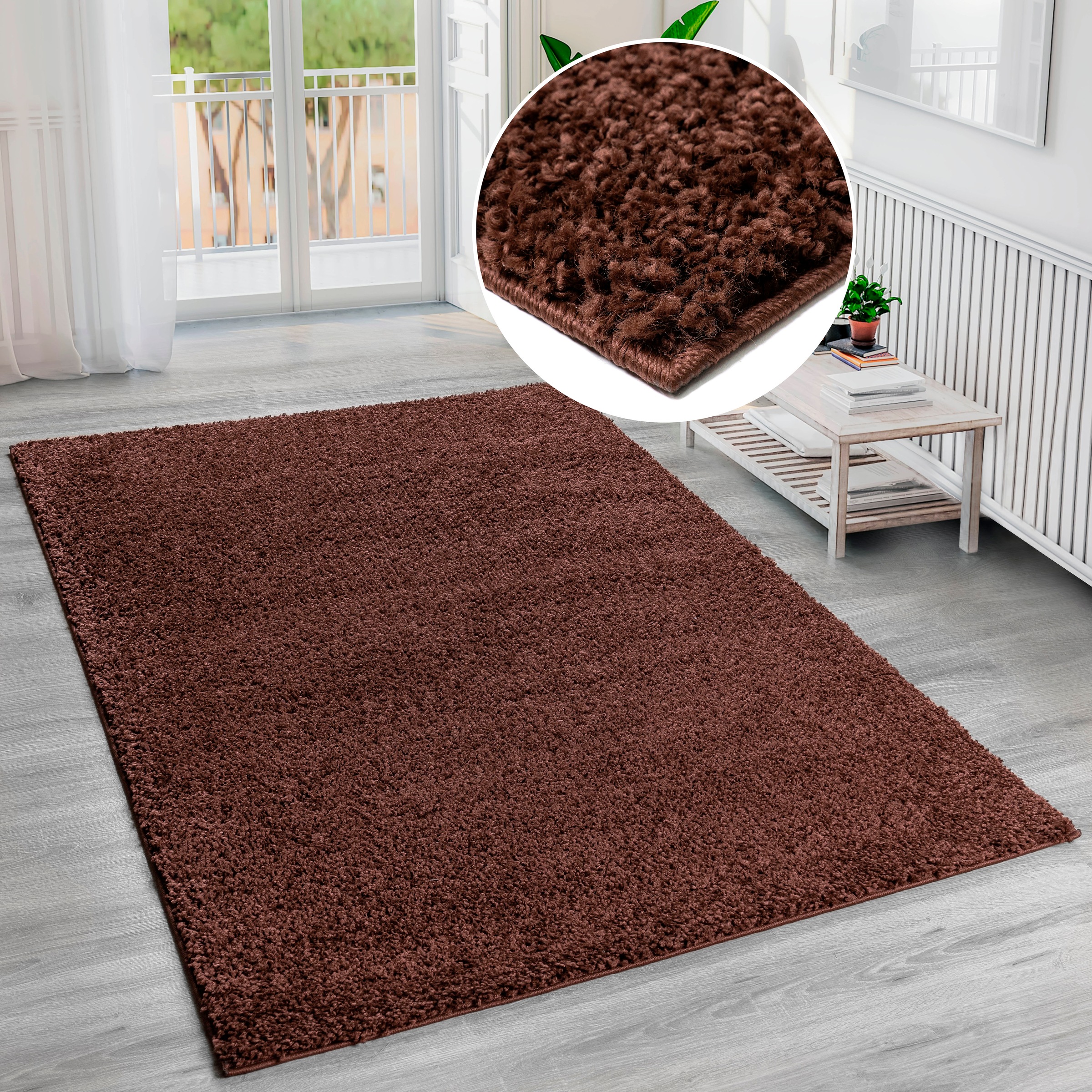 Bruno Banani Hochflor-Teppich »Shaggy Soft«, rechteckig, 30 mm Höhe, gewebt günstig online kaufen