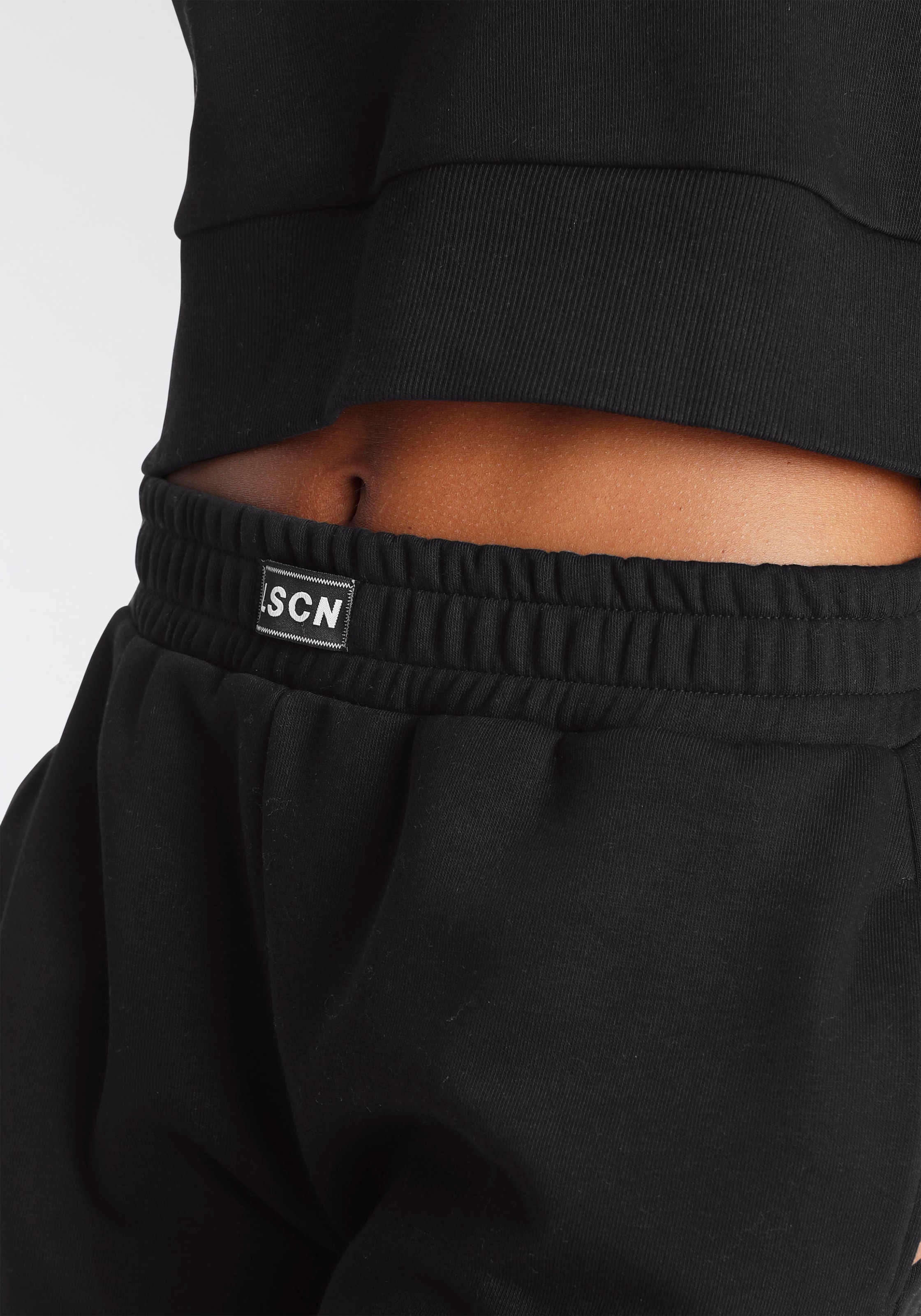 LASCANA Sweathose, mit geripptem Hosenbund, Loungewear, Loungeanzug