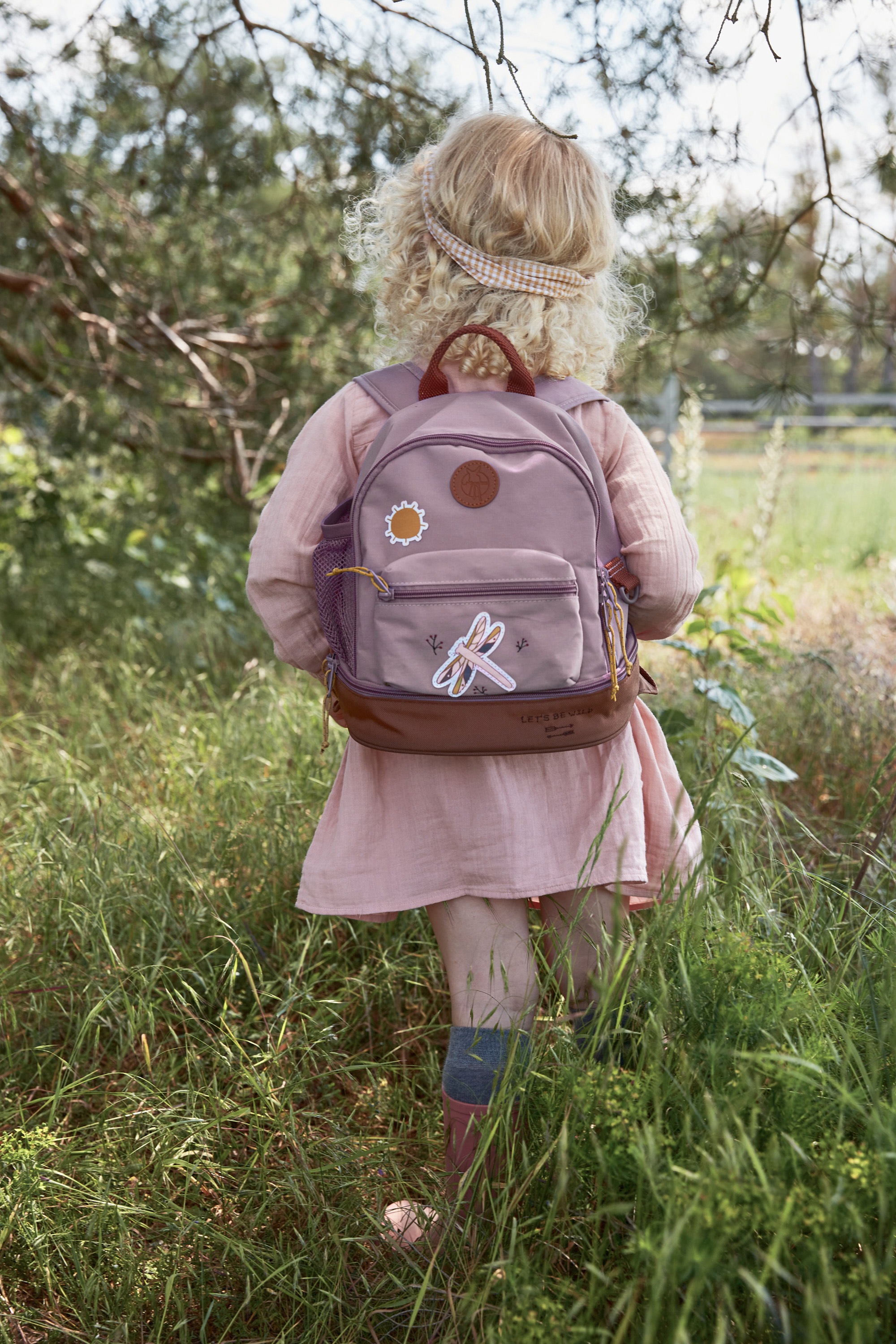LÄSSIG Kinderrucksack »Adventure, Dragonfly, Mini Backpack« Floureszierende Flächen PETA-approved vegan