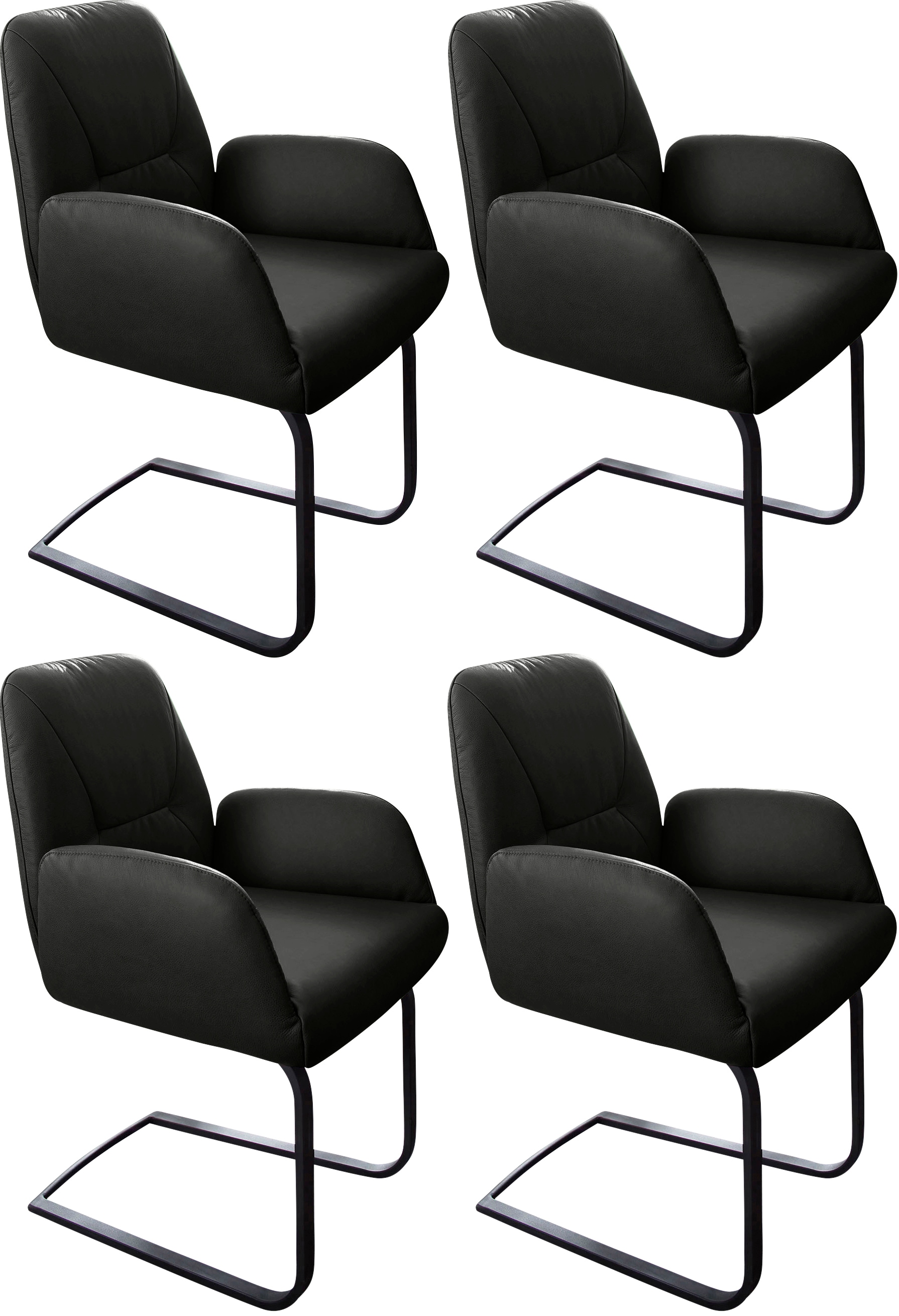 W.SCHILLIG Freischwinger »ole« (Set) 4 Stk. Longlife Xtra-Leder Z59 2er- od günstig online kaufen