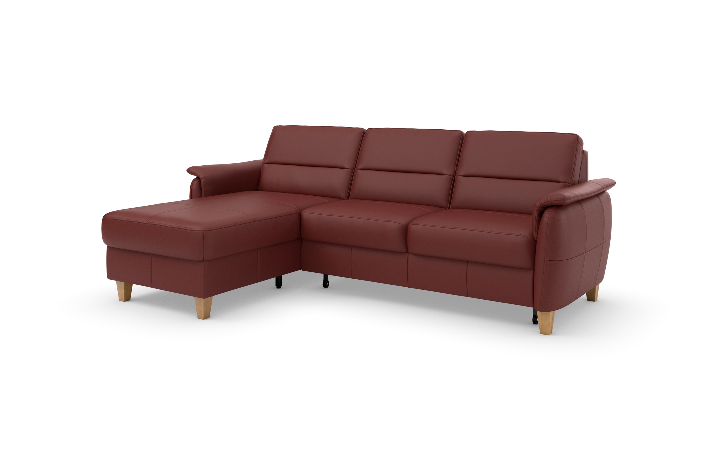 Home affaire Ecksofa »Palmera L-Form, B: 244 cm«, optional Bettfunktion & Bettkasten, Federkern