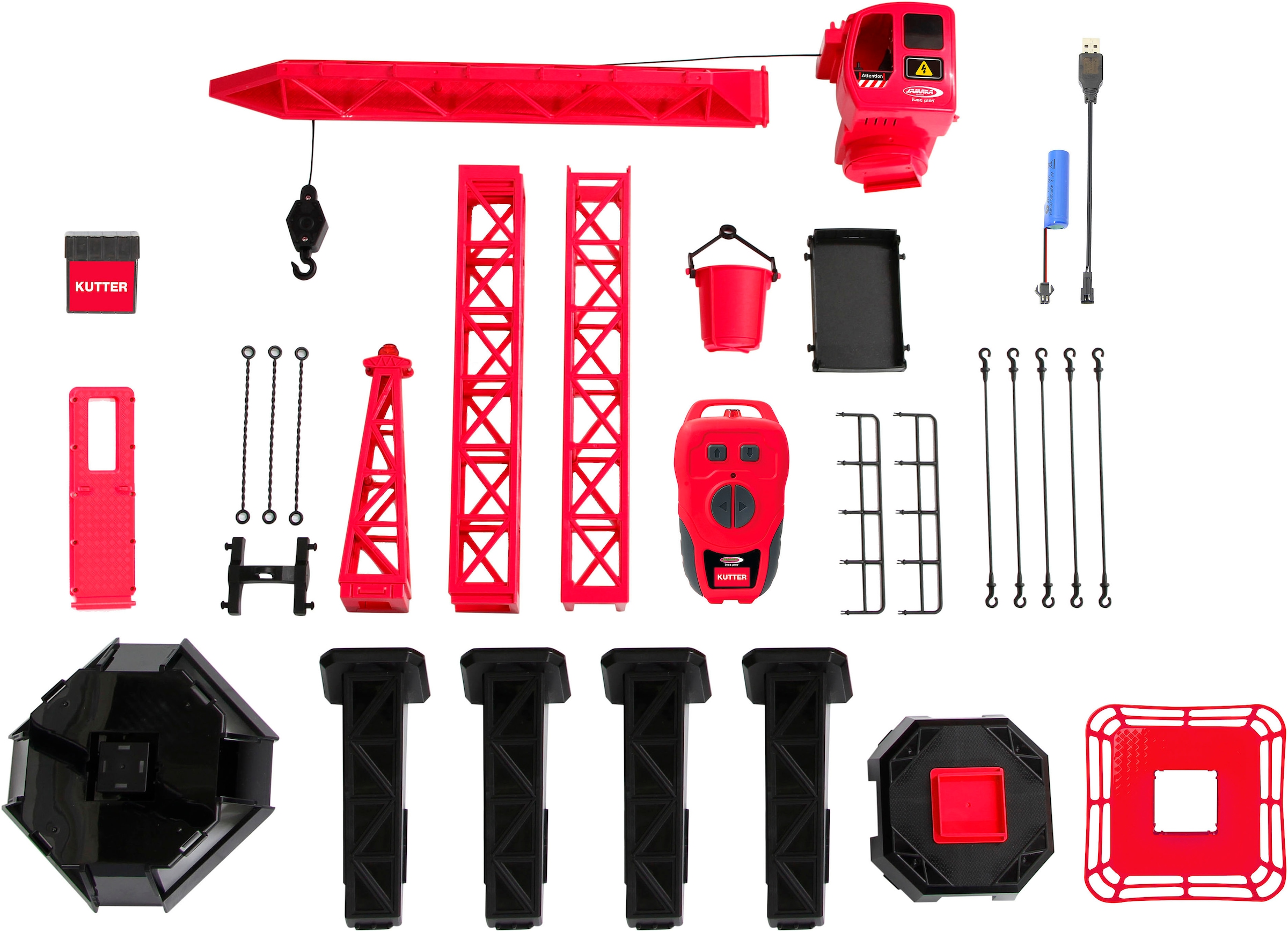 Jamara RC-Kran »Turmdrehkran Kutter XL 99 IR«, LED Licht im Dach