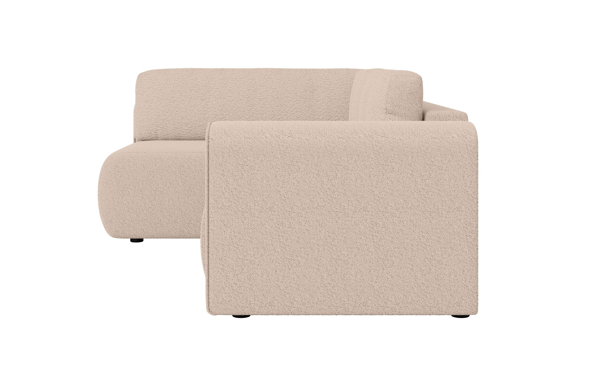 INOSIGN Ecksofa »Zacharia wahlweise Schlafsofa mit Bettkasten, B/T/H 250/166/86 cm«, L-Form mit Wellenunterfederung, Ottomane rechts oder links bestellbar