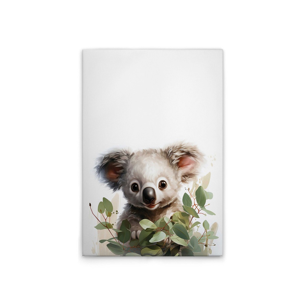 A.S. Création Leinwandbild »Baby Koala - Wandbild Weiß Grün Grau Keilrahmen günstig online kaufen