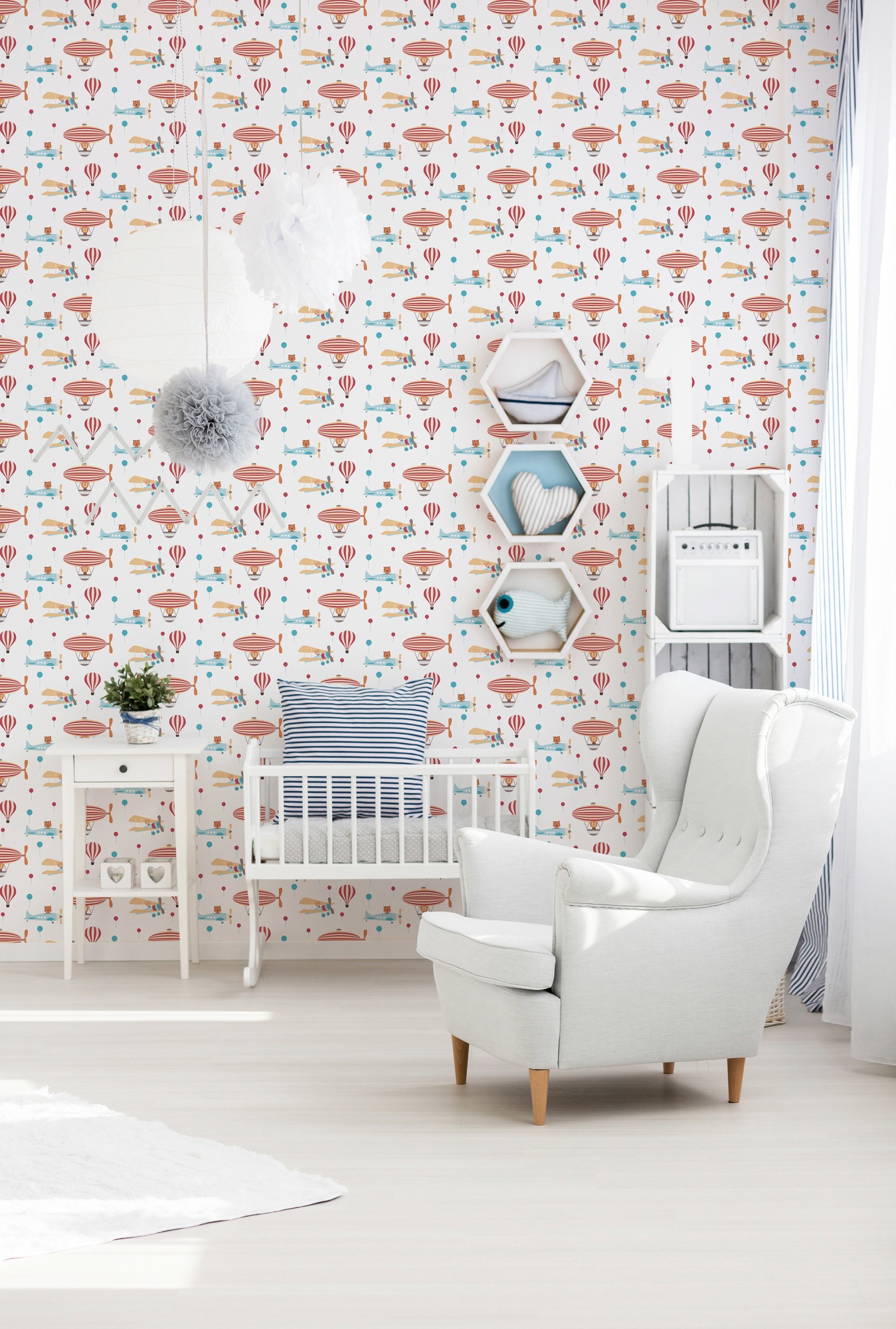 A.S. Création Vliestapete »Little Love«, Motiv-abstrakt-naturalistisch, Kindertapete Tapete Tier Tapeten Kinderzimmer modern Design Wandtapete