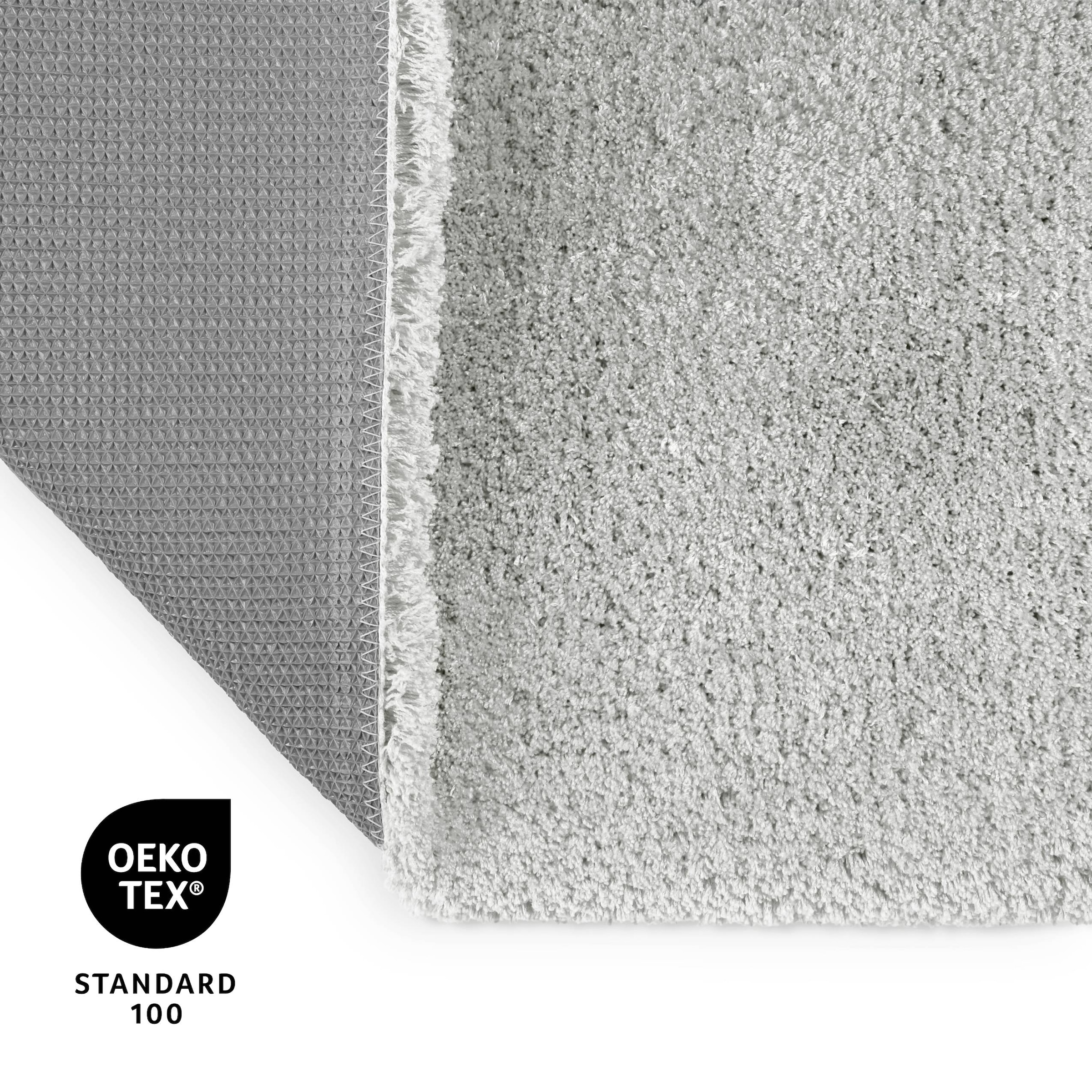 OTTO home Badematte »Kaarin«, rutschhemmend beschichtet, schnell trocknend, Badteppich, getuftet, flauschig, hochflor, große Farbauswahl