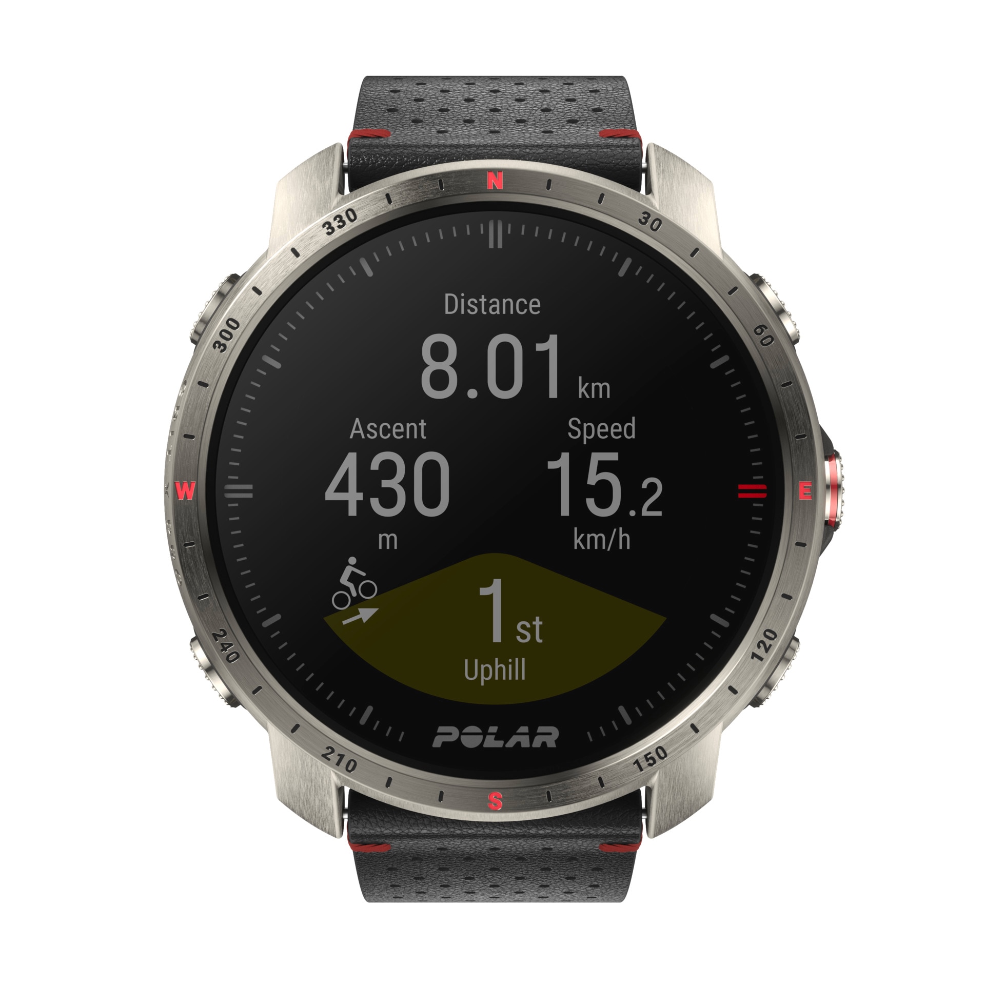 Polar Smartwatch »GRIT X PRO«, (3,05 cm / 1,2 Zoll), Proprietär, 0,064 GB, GPS Navigation 10 ATM)