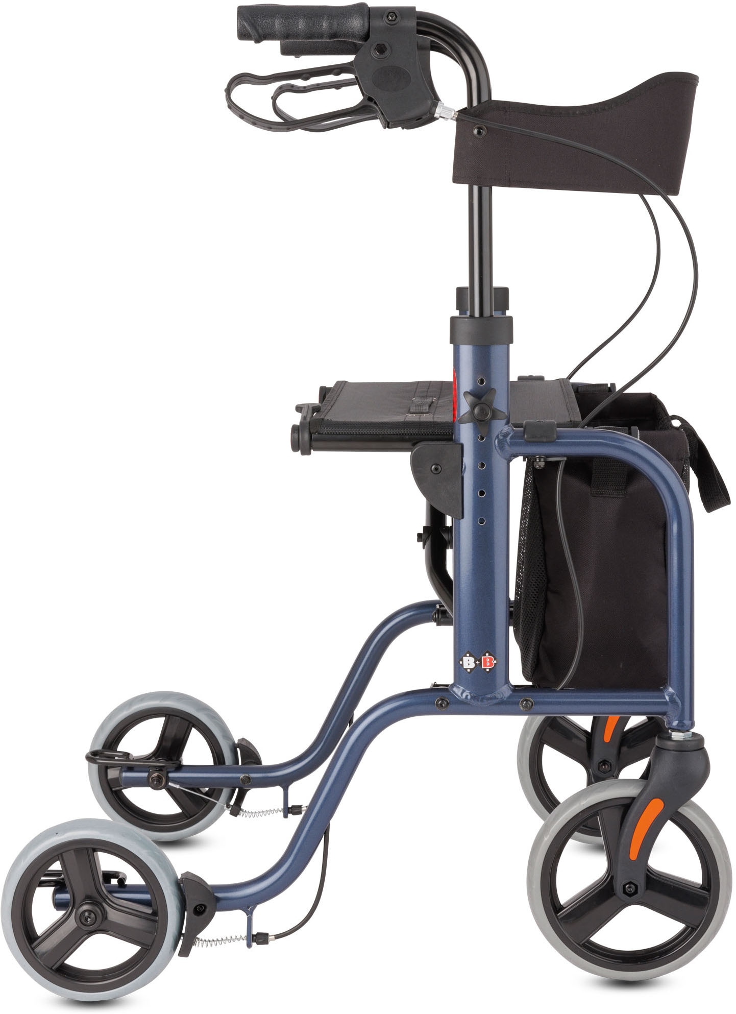 Bischoff & Bischoff Rollator »RL-Smart«, faltbar – Leichtgewicht für innen und außen mit Tasche und Stockhalter