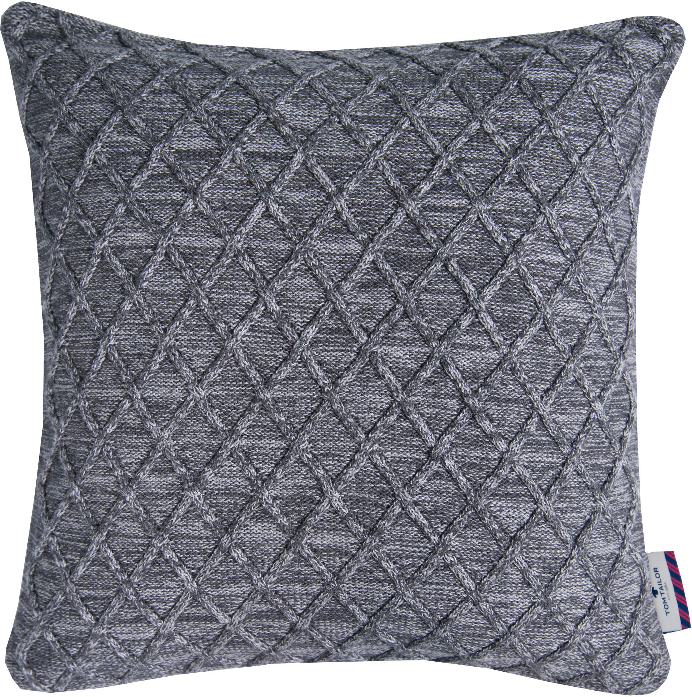 TOM TAILOR HOME Dekokissen »GRAPHIC KNIT«, Kissenhülle ohne Füllung, 1 Stüc günstig online kaufen