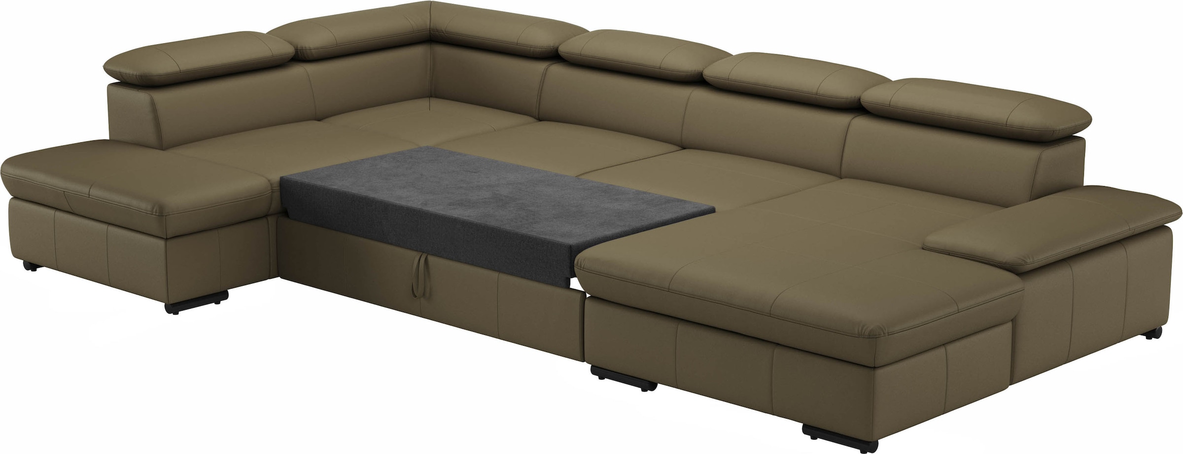 sit&more Wohnlandschaft »Alcudia U-Form«, wahlweise mit Bettfunktion