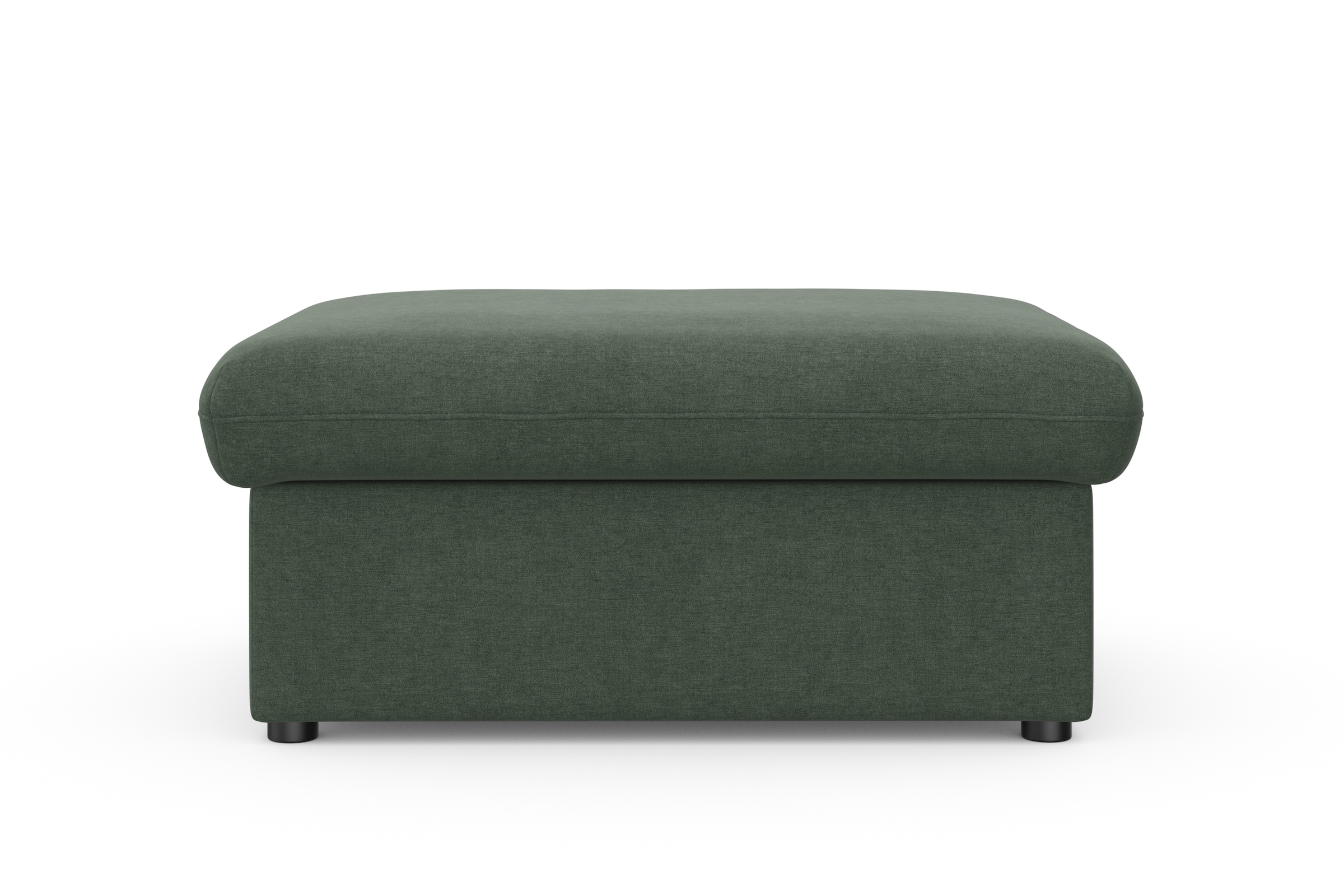 DOMO collection Hocker »Topper«, mit Wellenunterfederung, auf Kunststoffgleitern