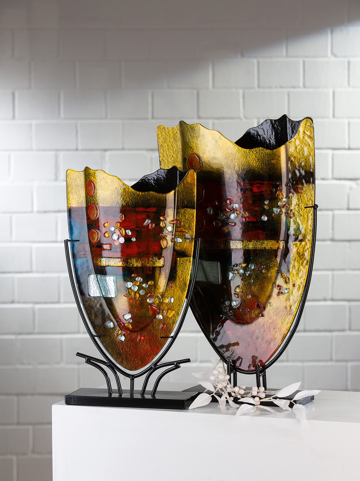 Casablanca by Gilde Dekovase »Pearls«, (1 St.), aus Glas, in harmonischer Farbgebung