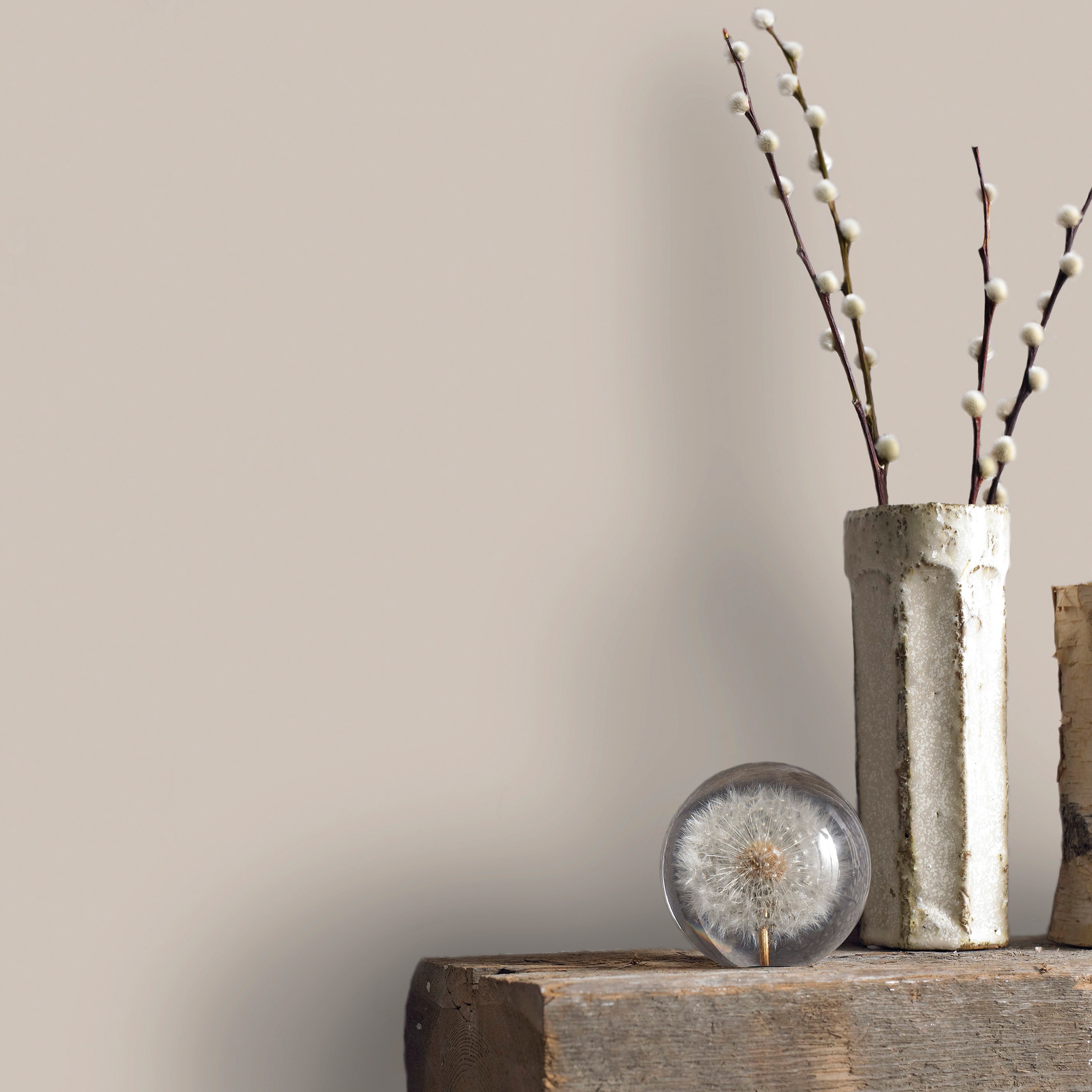 Art for the home Vliestapete, uni, Uni - Taupe - 10m x 52cm