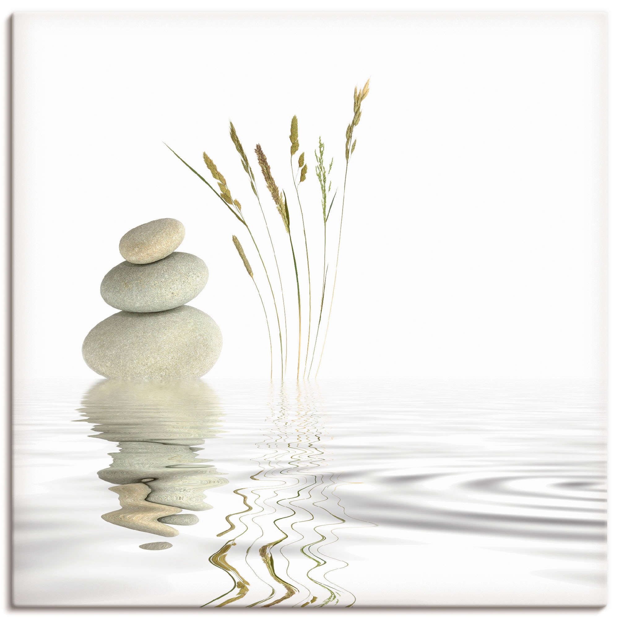 Artland Wandbild "Zen Friede" Zen 1 Stk. tlg. als Alubild, Outdoorbild, Lei günstig online kaufen