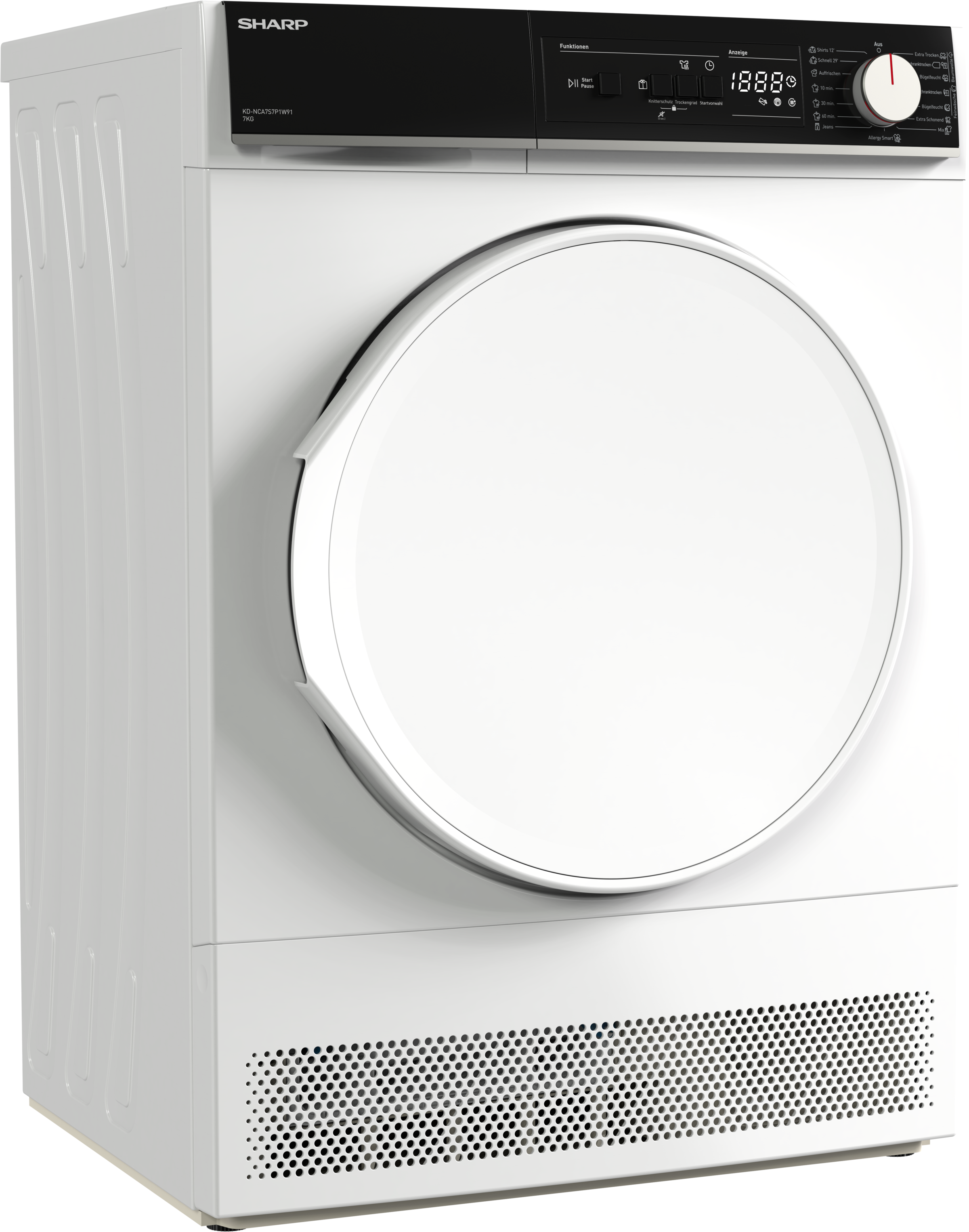 Sharp Kondenstrockner »KD-NCA7S7P1W91-DE«, 7 kg