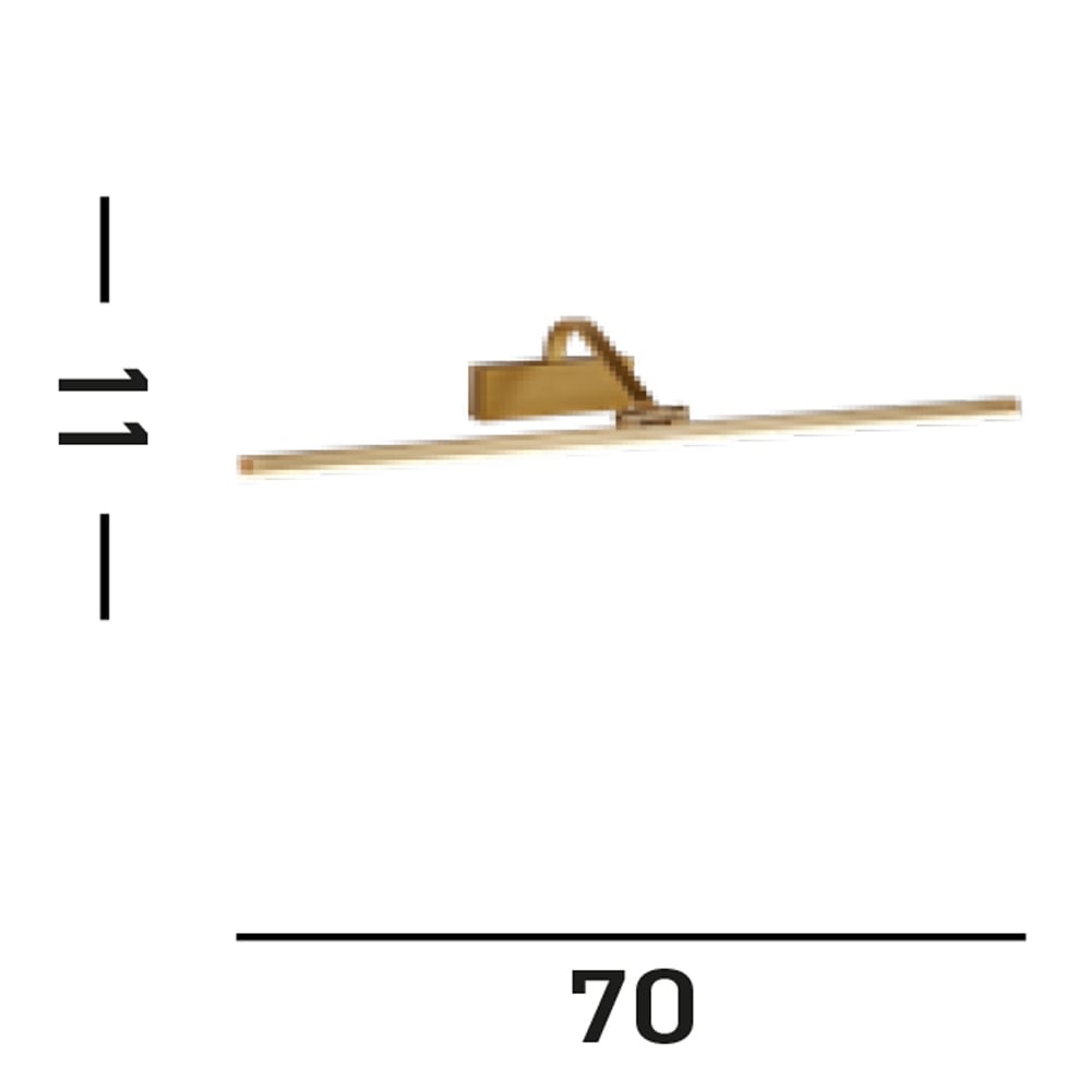 Searchlight Bilderleuchte »Bilbao Picture Light« LED-Modul 1 Stk. Warmweiß
