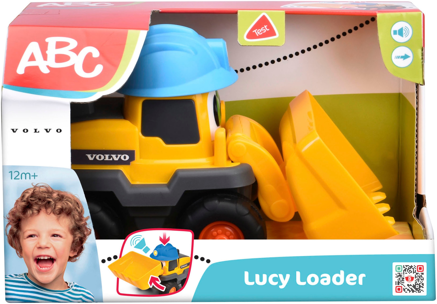 ABC Spielzeug-Radlader »ABC Lucy Loader« mit mechanischer Hupe