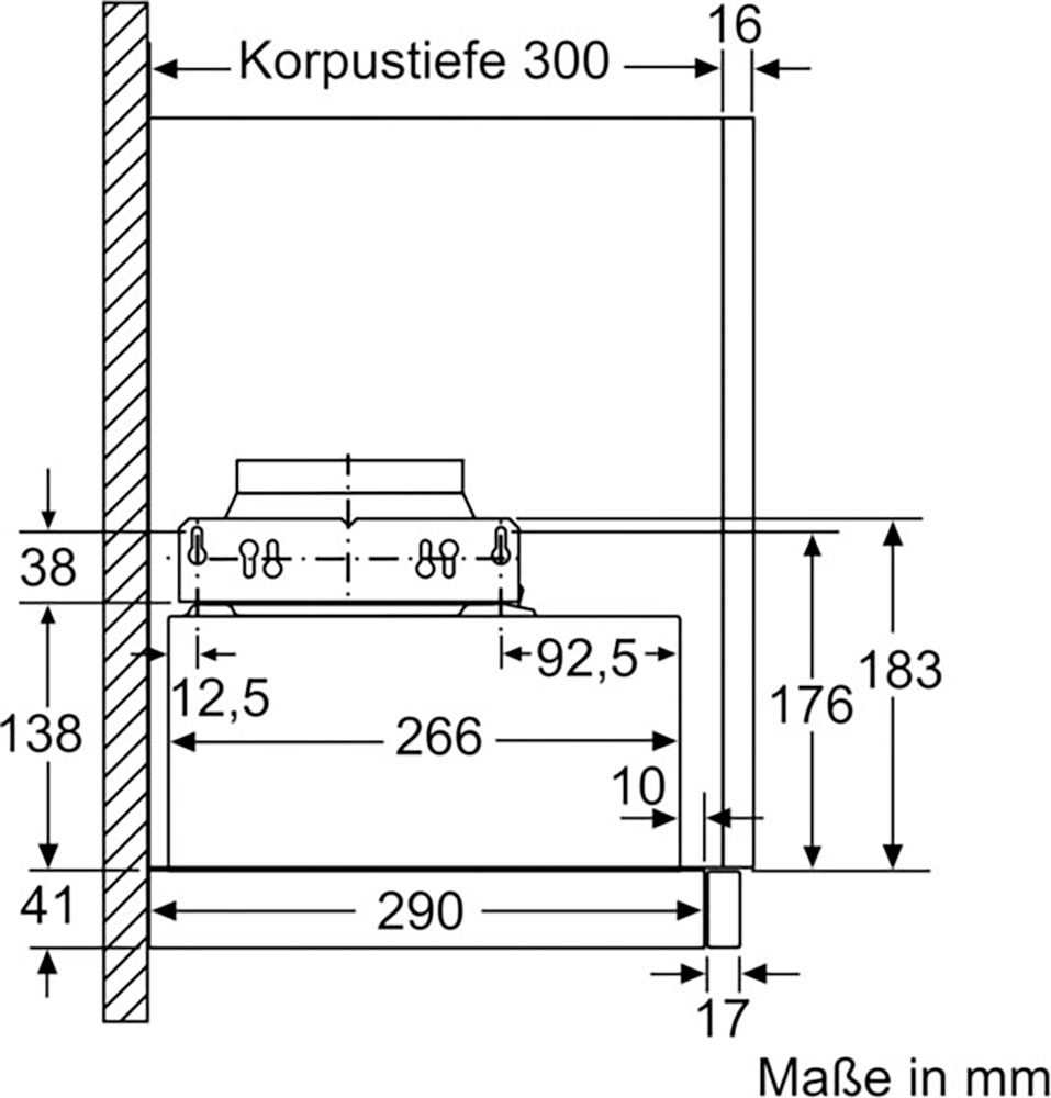 Constructa Flachschirmhaube »CD30646«
