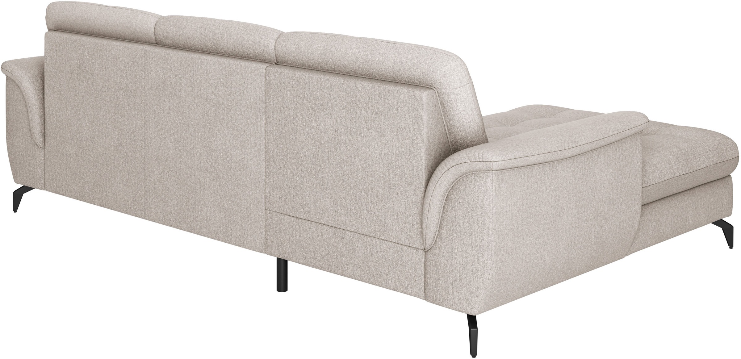 sit&more Ecksofa »Zora L-Form«, wahlweise mit Bettfunktion und Bettkasten