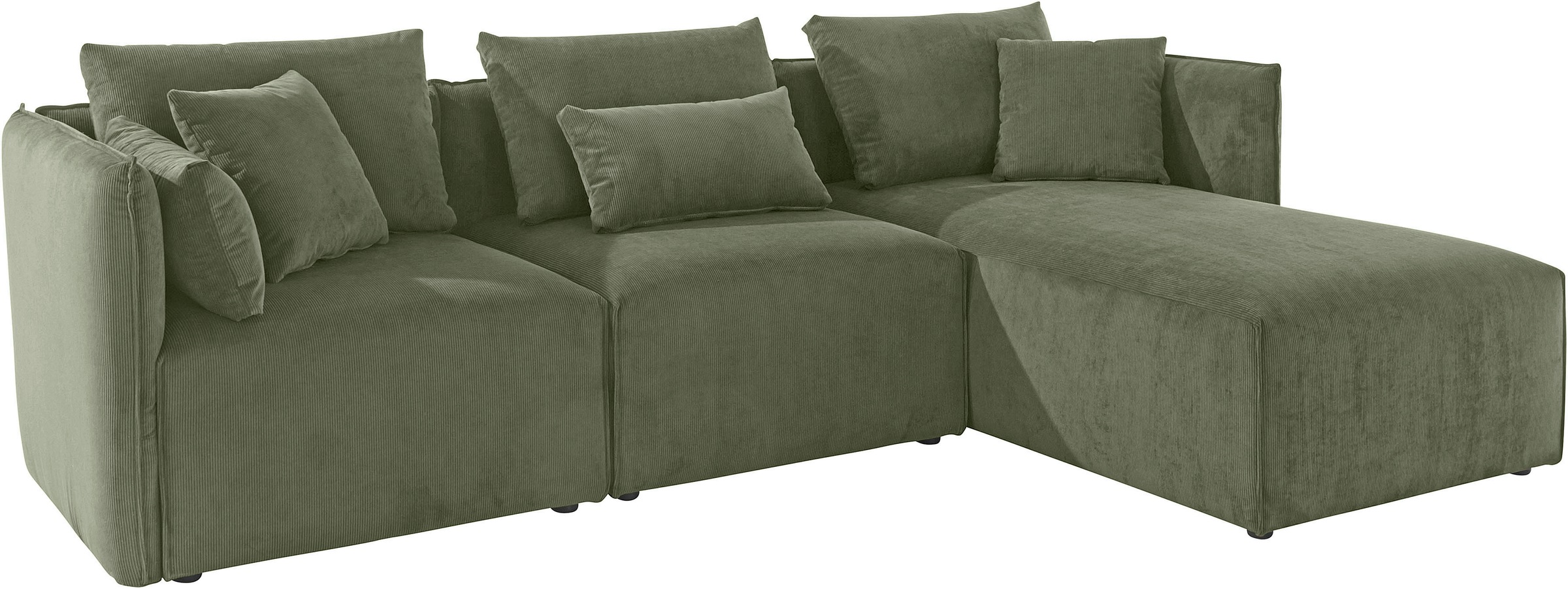 andas Ecksofa »Nöre«, (3 Teile), zusammengesetzt aus Modulen, in vielen Bezugsqualitäten und Farben