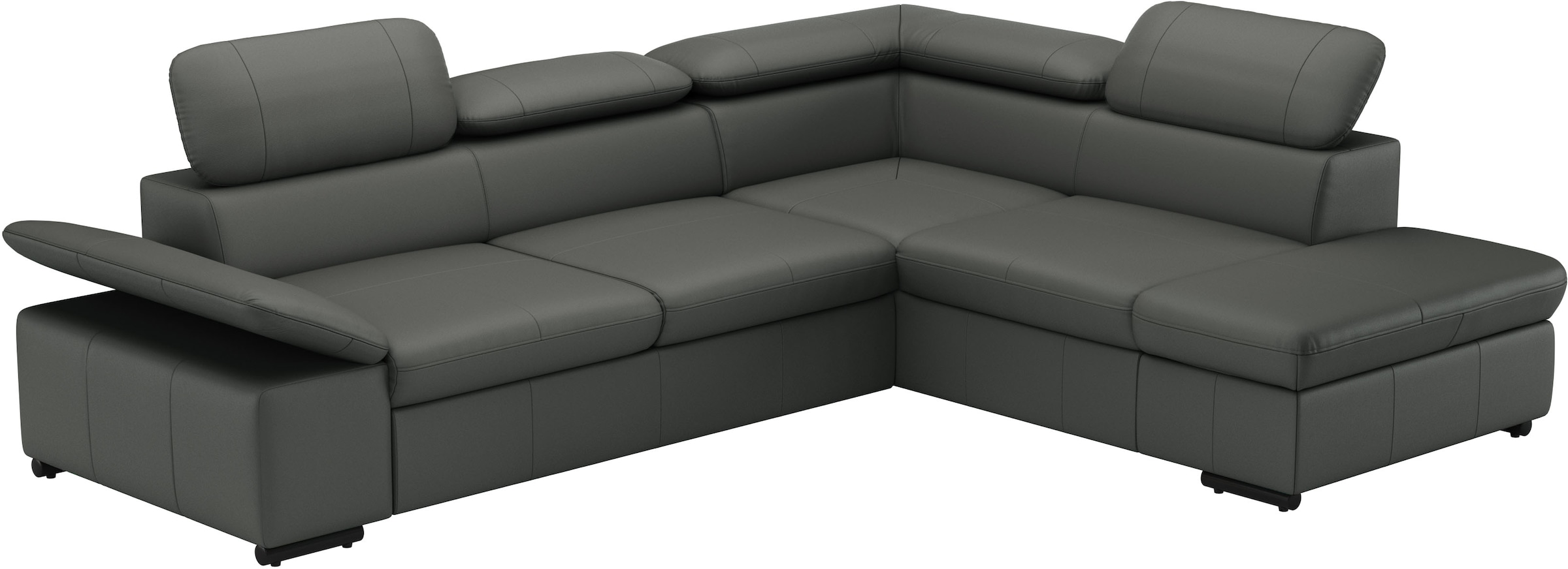 sit&more Ecksofa »Alcudia L-Form«, mit Armteilverstellung, optional Kopfteilverstellung und Bettfunktion