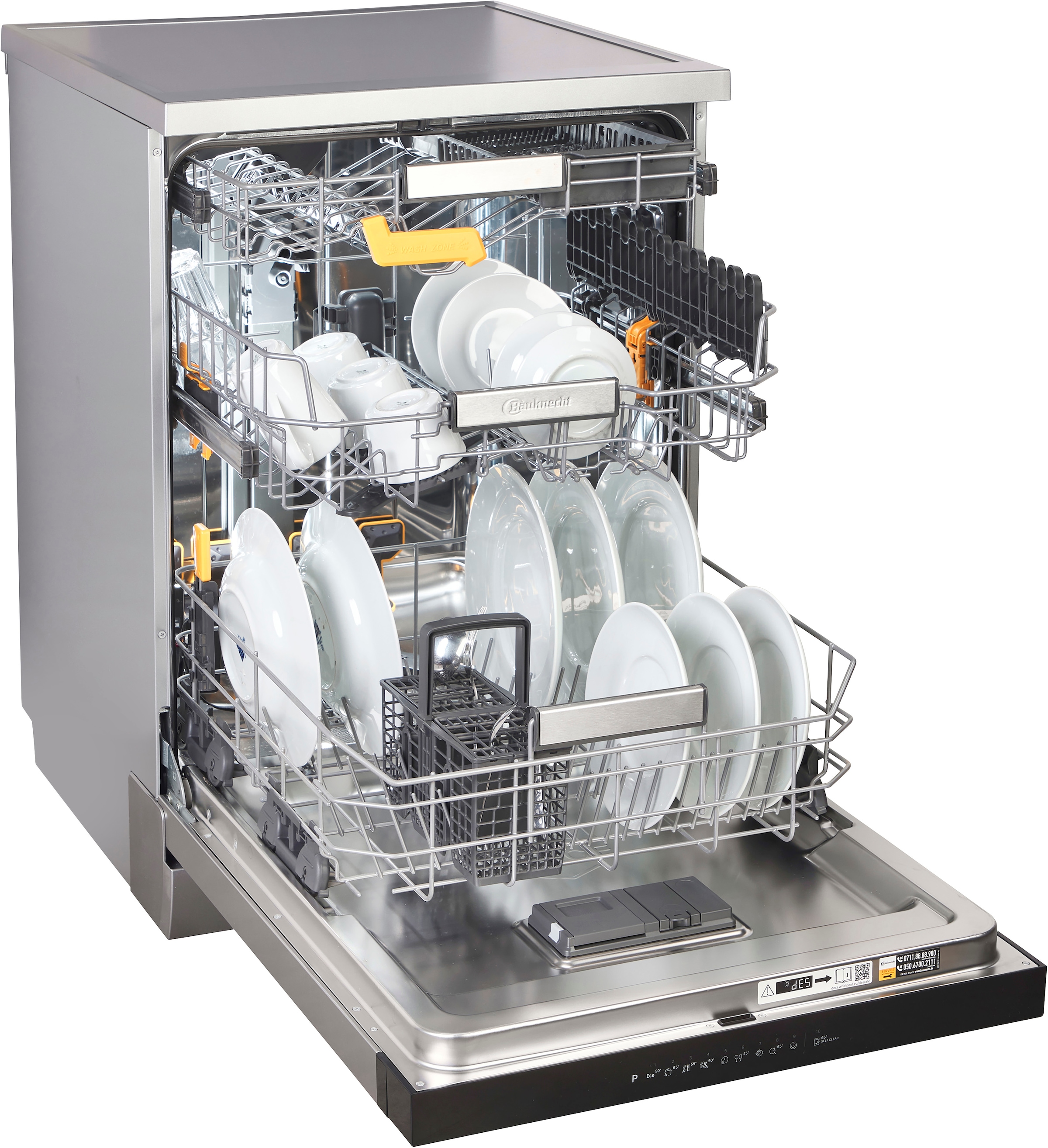 BAUKNECHT Standgeschirrspüler »BKSV1 FBM« 15 tlg. Maßgedecke