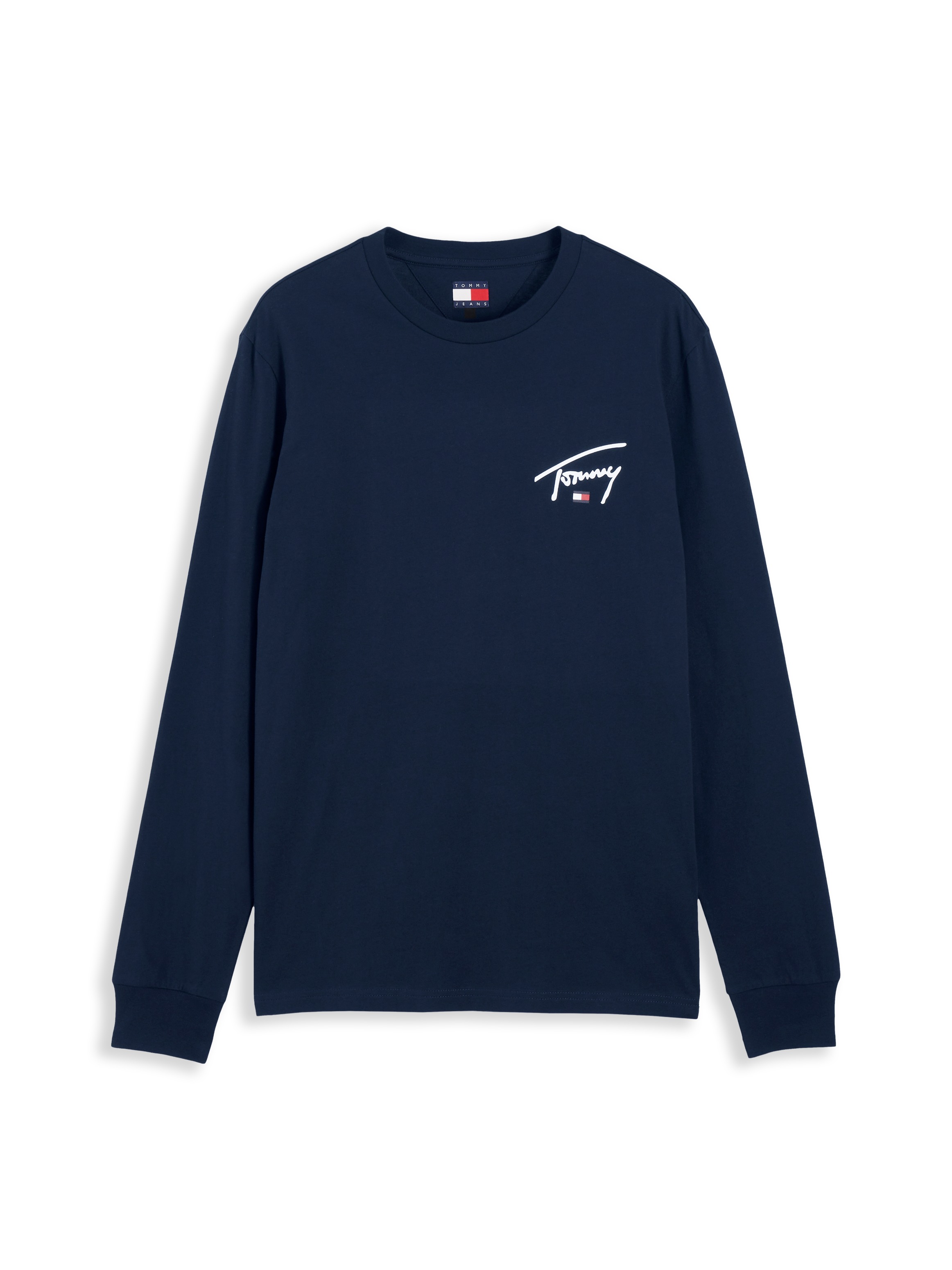 Tommy Jeans Langarmshirt »SLIM SIGNATURE CHEST TEE« Slim fit mit Rundhalsausschnitt