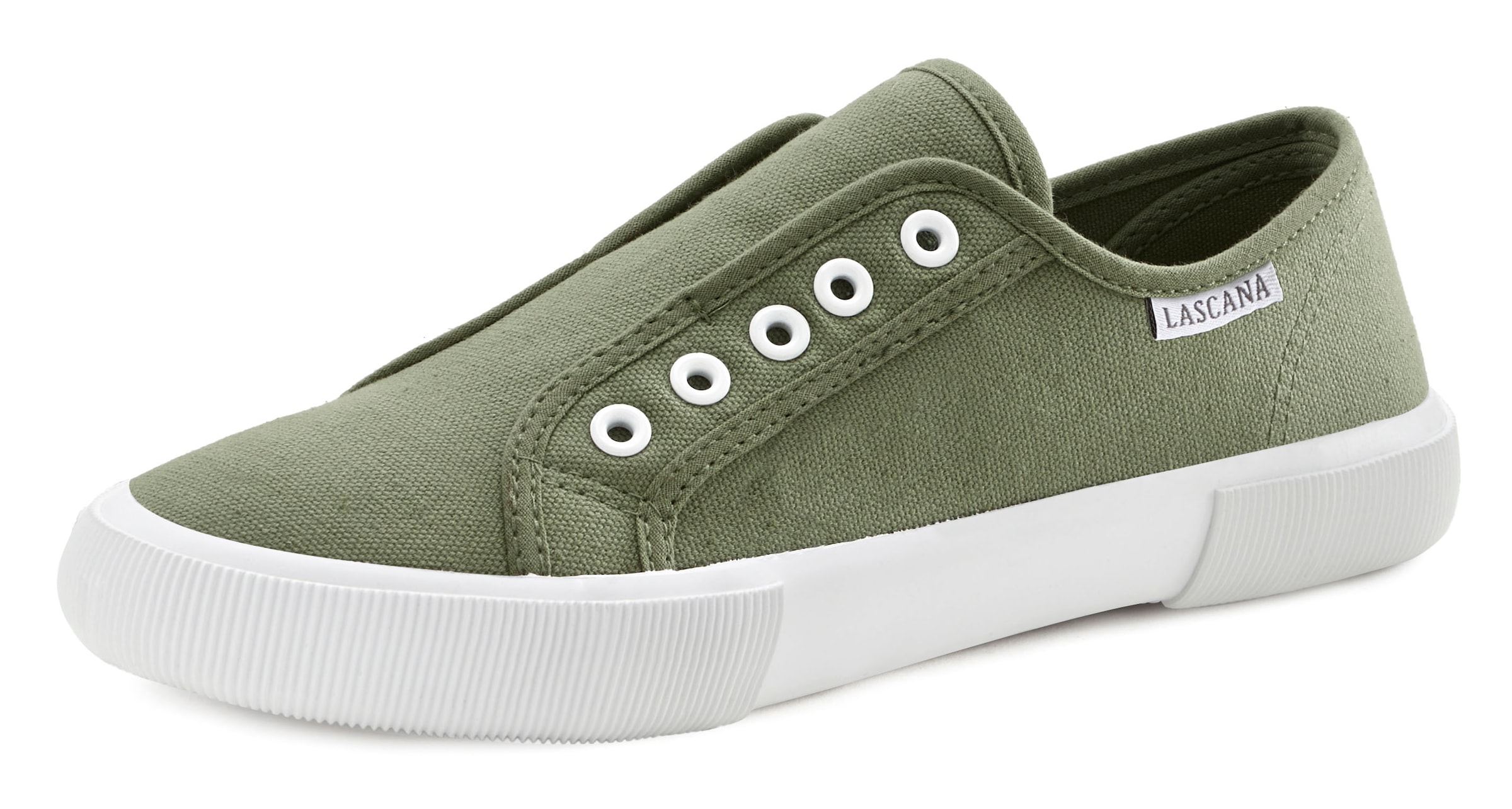 LASCANA Sneaker »Slip-On-Sneaker«, Slipper, Halbschuh, bequem zum Reinschlüpfen