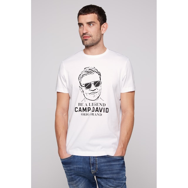 CAMP DAVID Rundhalsshirt, aus Baumwolle online kaufen