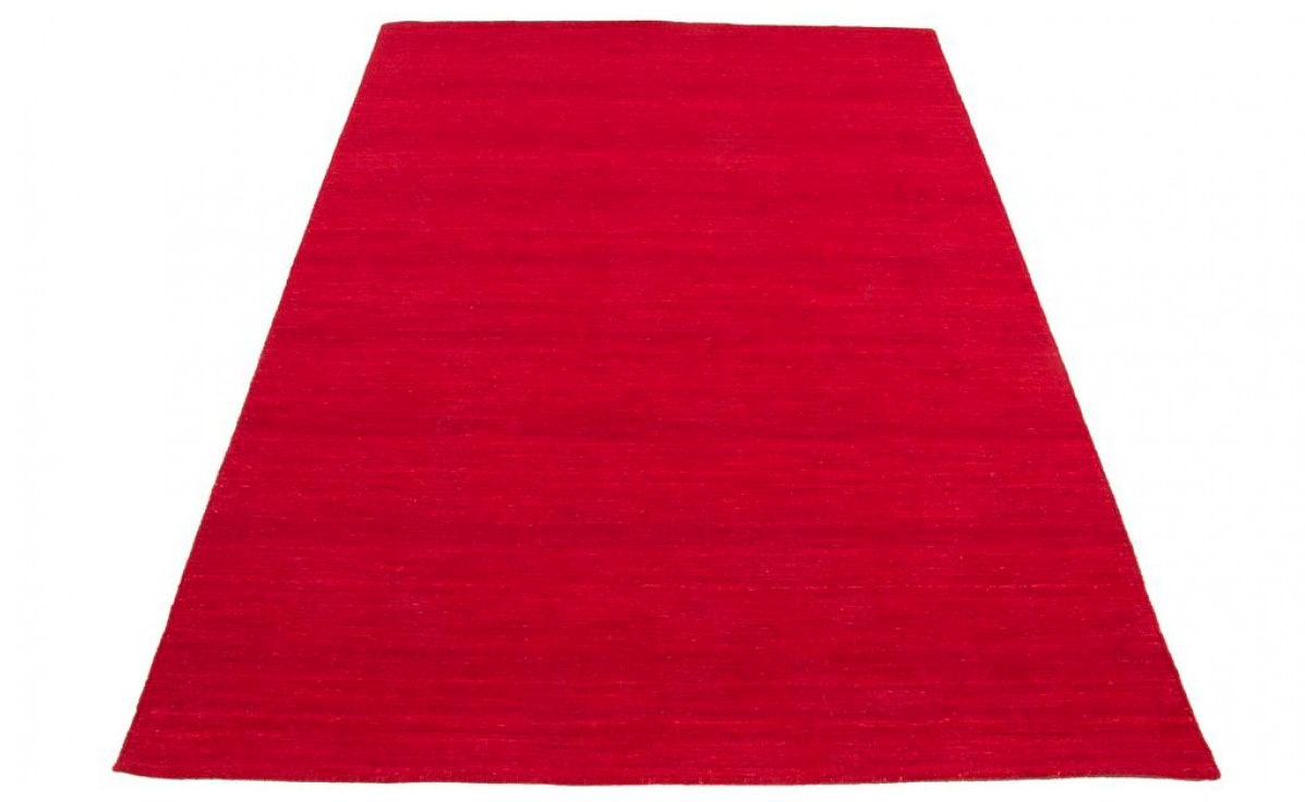 carpetfine Wollteppich »Kelim Loom«, rechteckig, 5 mm Höhe, Wolle/Baumwolle Wendeteppich, Kelim Dorri, Wohnzimmer
