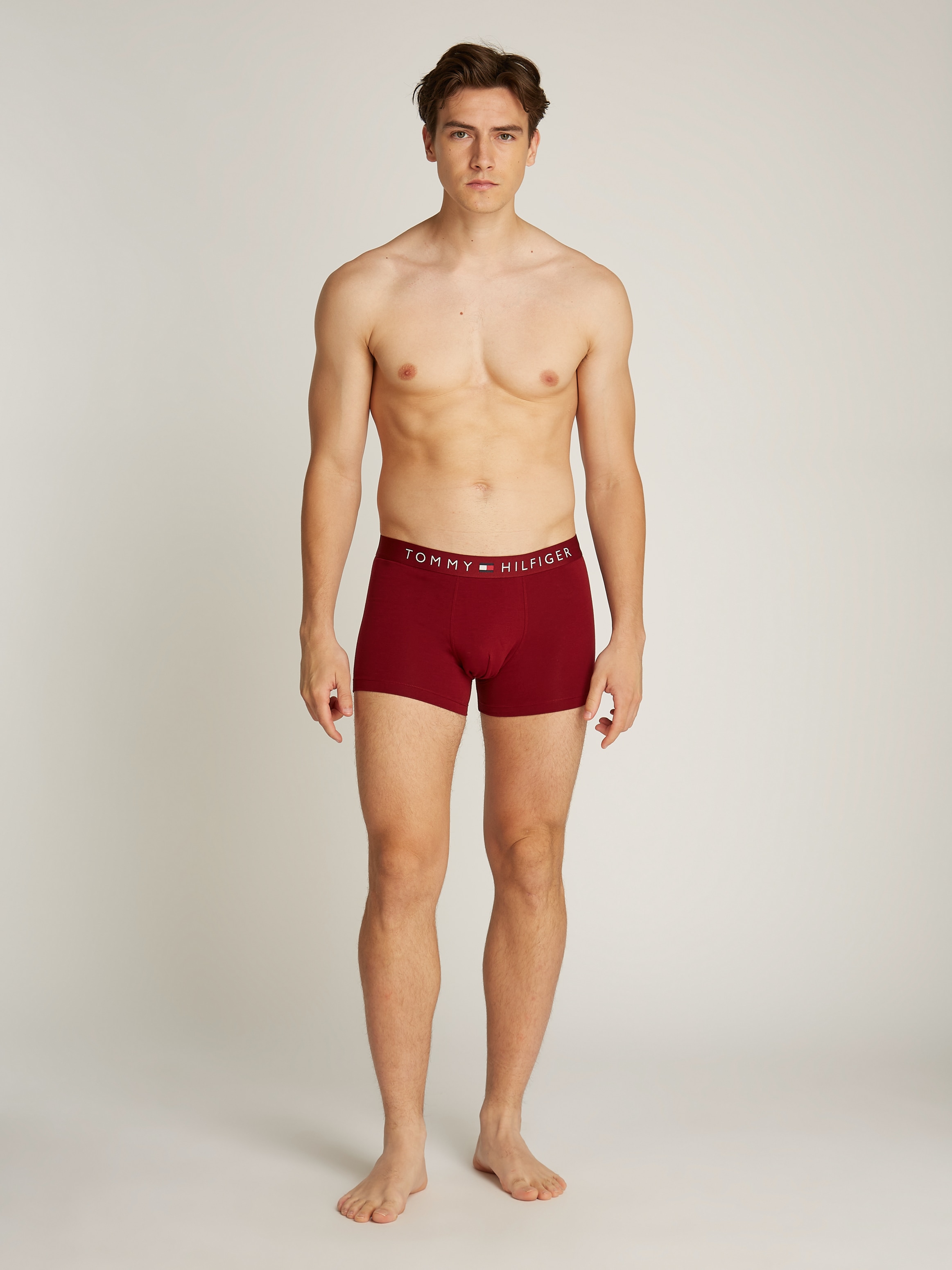 Tommy Hilfiger Underwear Trunk »3P TRUNK DTM«, (Packung, 3 St., 3er), mit Logobund