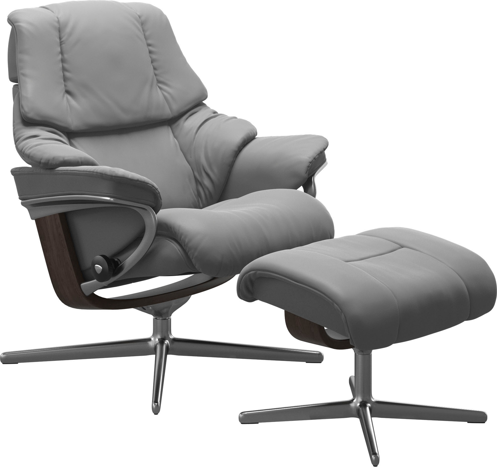 Stressless® Relaxsessel »Reno«, mit Cross Base, Größe S, M & L, Holzakzent Wenge