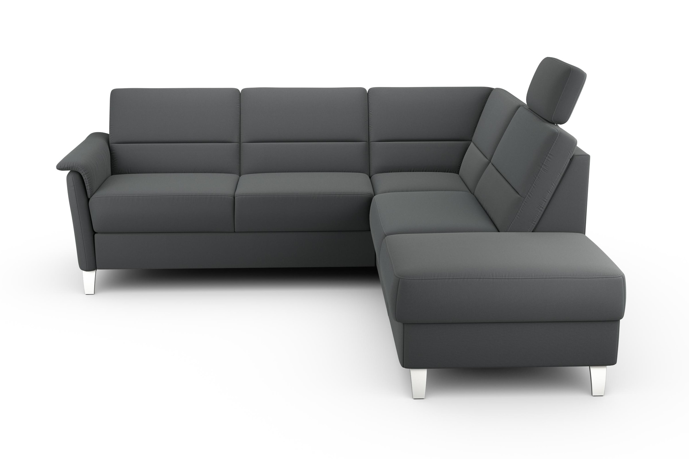 sit&more Ecksofa »Palmera L-Form«, Federkern, wahlweise mit Bettfunktion un günstig online kaufen